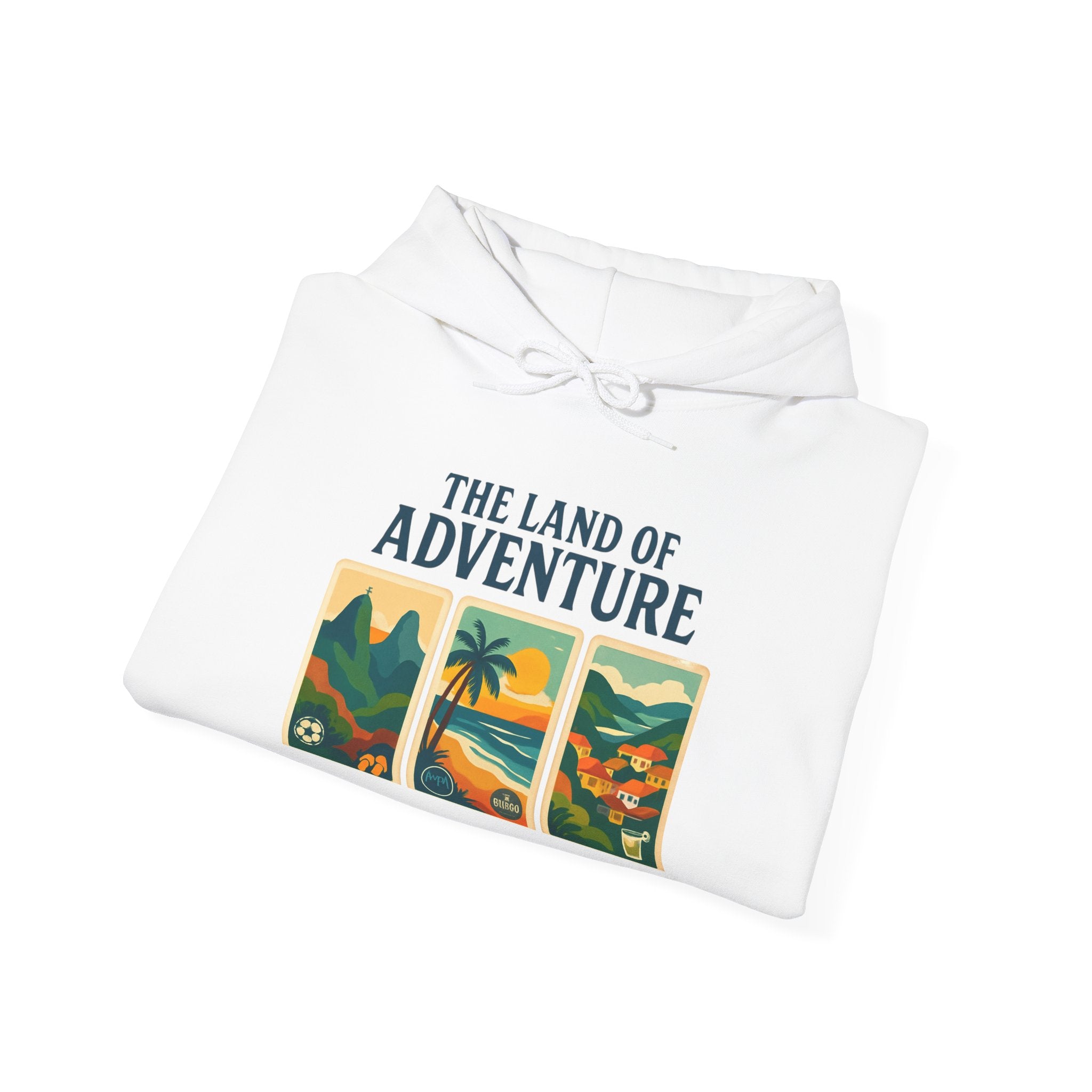 Unisex Heavy Blend™ Hooded Sweatshirt - Brazil Graphic Sweatshirt, Brazil, Brazillian, Rio De Janeiro