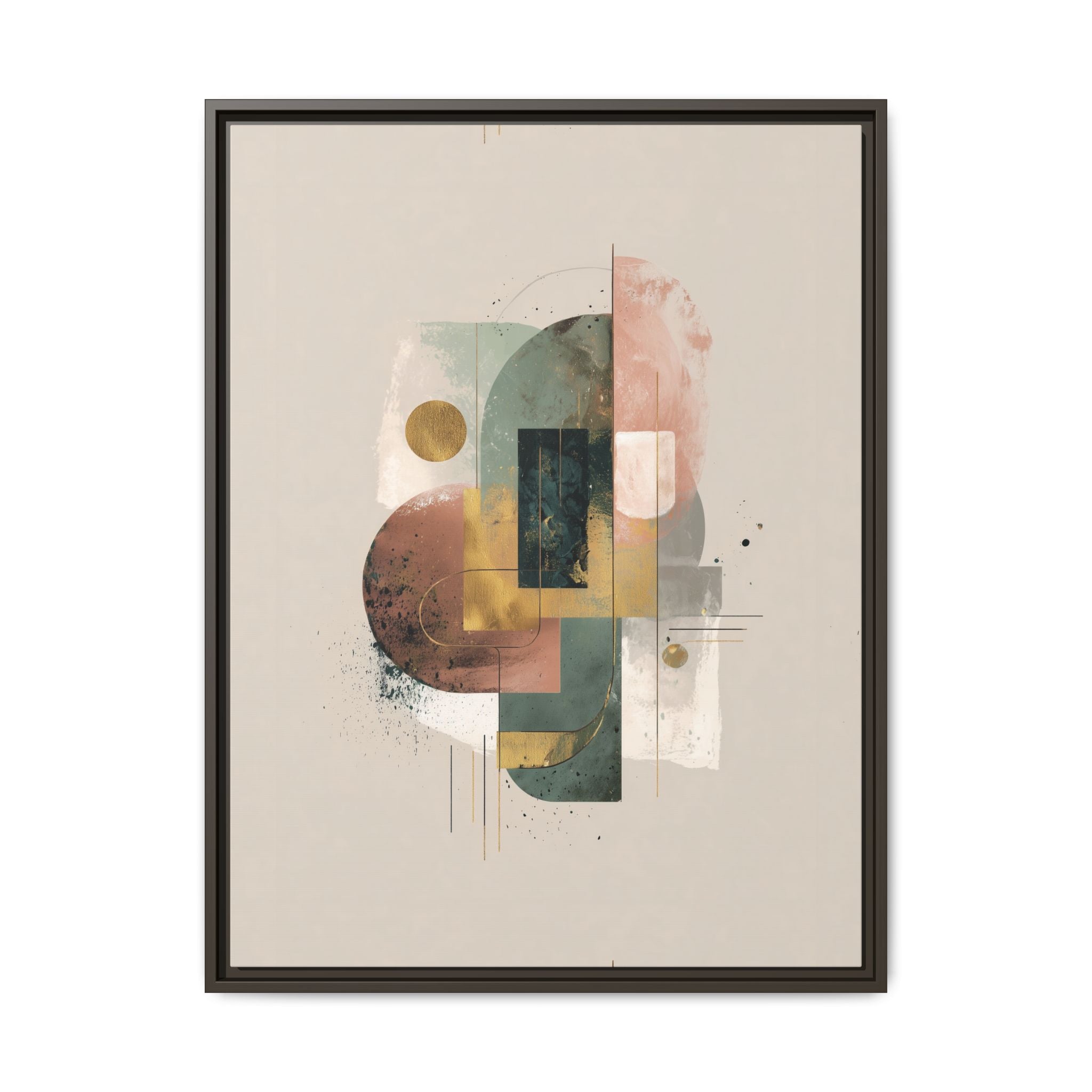 Organic Geometries: Fragmented Forms, Digital Abstract Composition, Layered Minimalist Art   |   Custom Orders Accepted