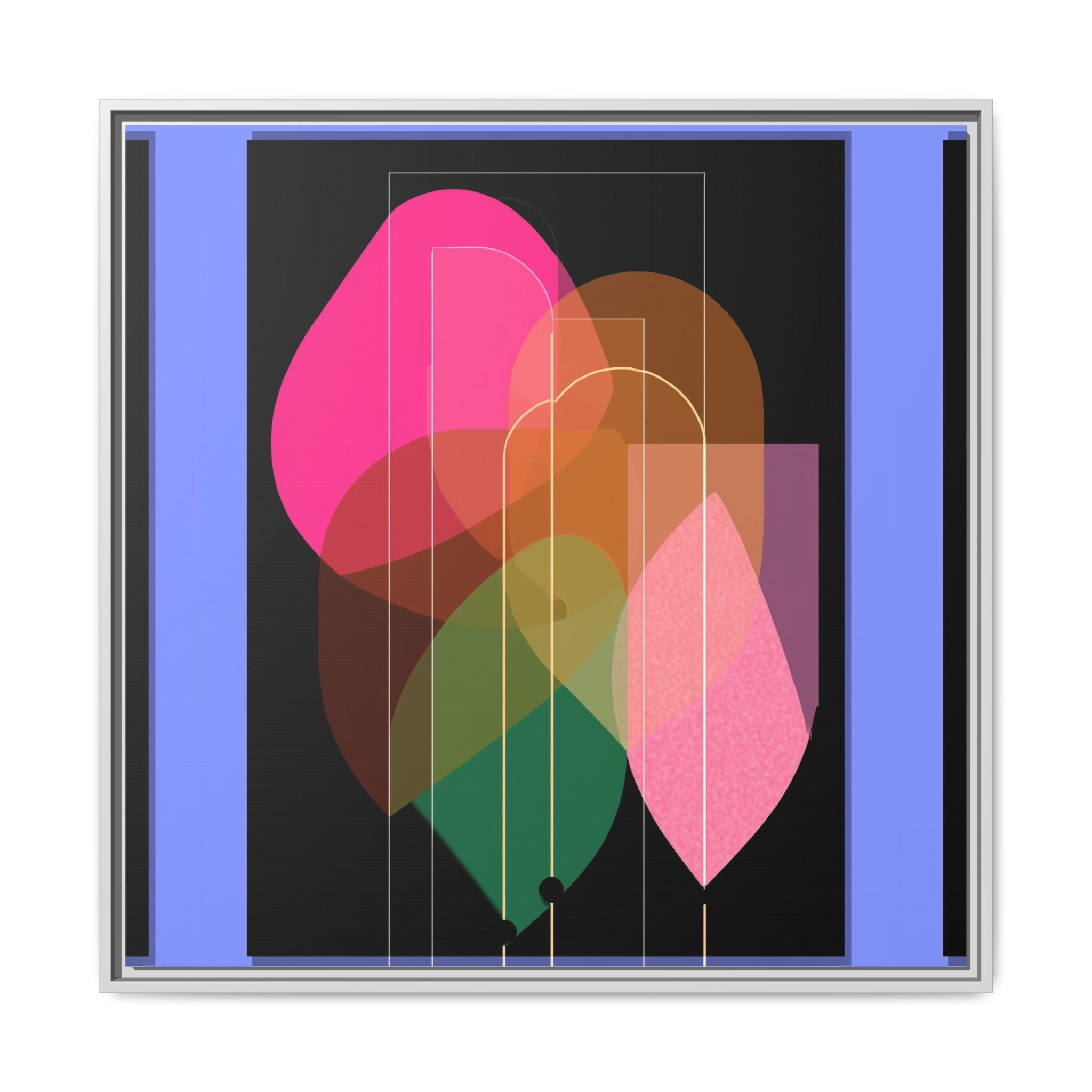 Organic Geometry: Abstract Shape Symphony, Minimalist Color Layers, Contemporary Graphic Design   |   Custom Orders Accepted