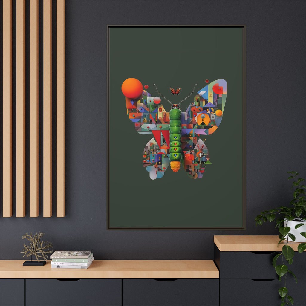 Furnie: Geometric Butterfly Mosaic, Digital Art Landscape   |    Custom Orders Available