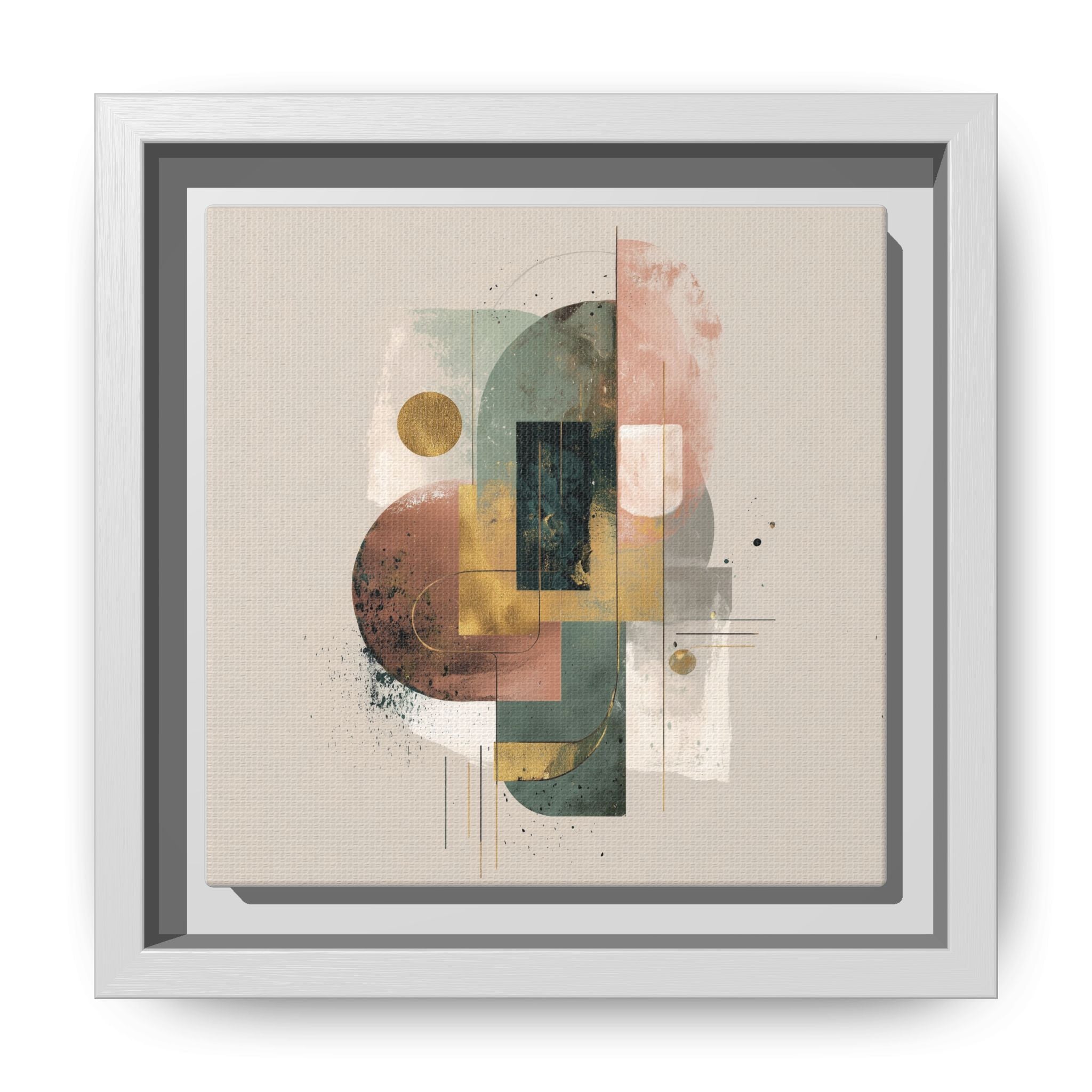 Organic Geometries: Fragmented Forms, Digital Abstract Composition, Layered Minimalist Art   |   Custom Orders Accepted