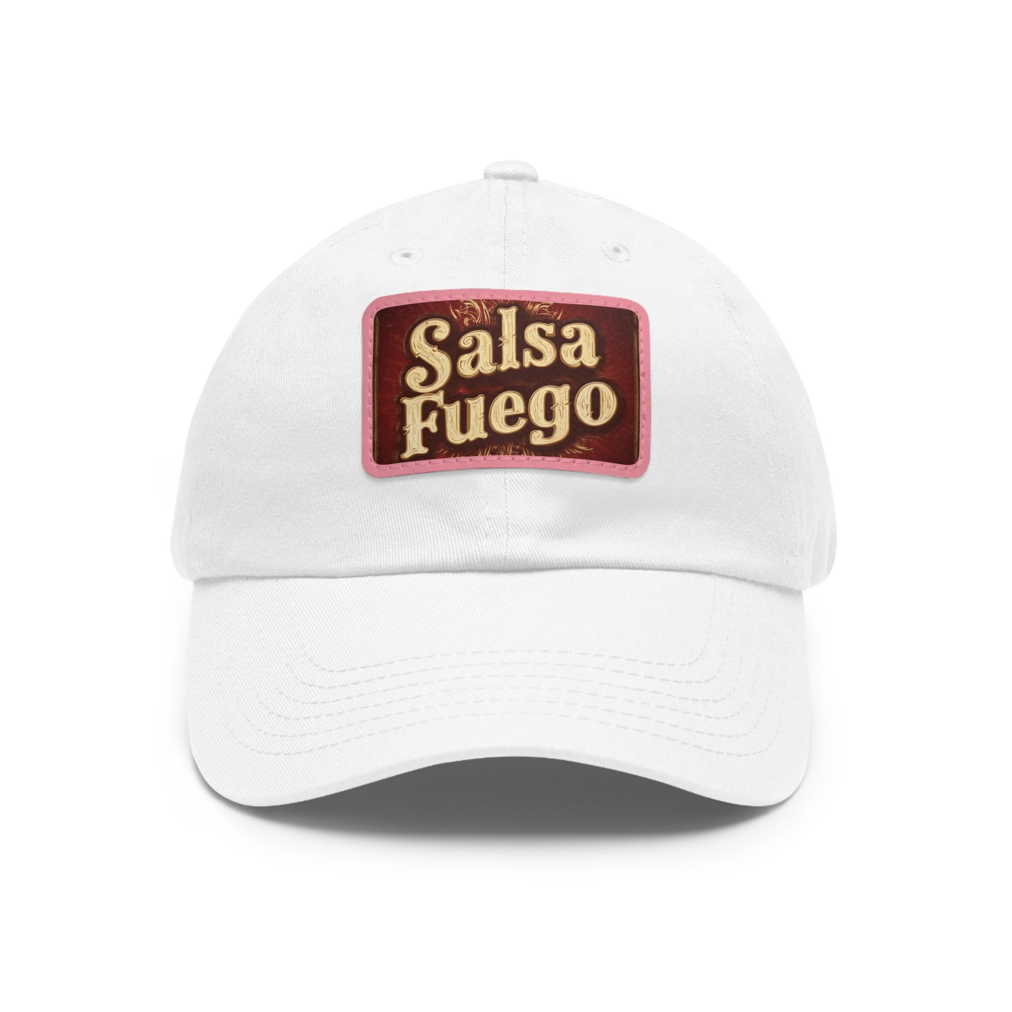 Salsa Fuego Dad Hat with Leather Patch (Rectangle)