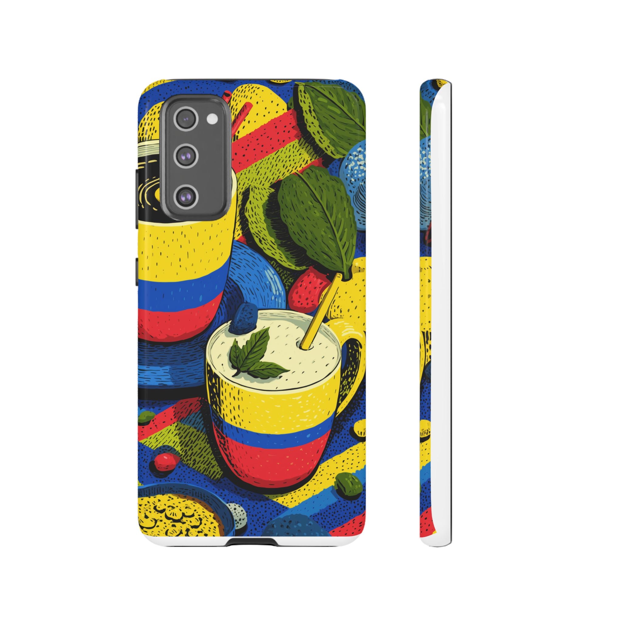 Vibrant Phone Case for Tough Cases | Colorful Colombian Art, Unique Gift, Trendy Accessory, Summer Style, Festival Must-Have