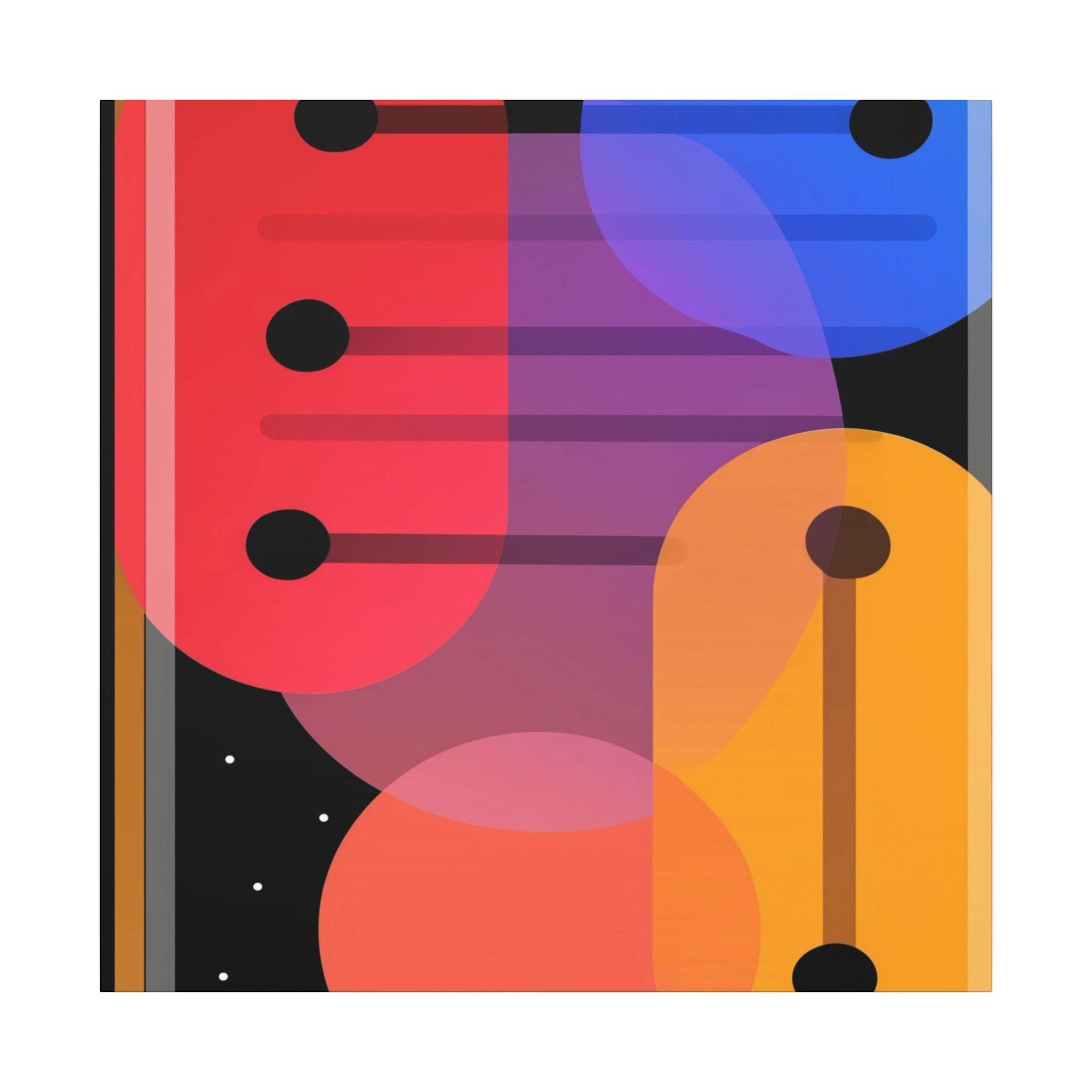 Cosmic Geometry: Abstract Shapes in Vibrant Colors, Digital Minimalist Design, Constructivist Inspiration   |   Custom Orders Accepted