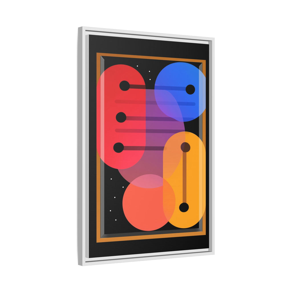 Celestial Geometry: Organic Shapes in Motion, Digital Abstract Composition, Vibrant Color Intersections   |   Custom Orders Accepted