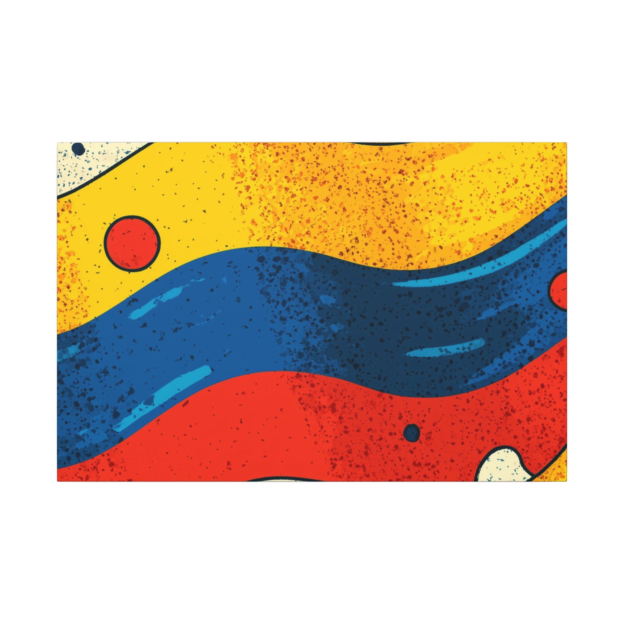 Fluid Dynamics: Retro Abstract Shapes, Mid-Century Modern Motion, Geometric Color Waves   |   Custom Orders Accepted