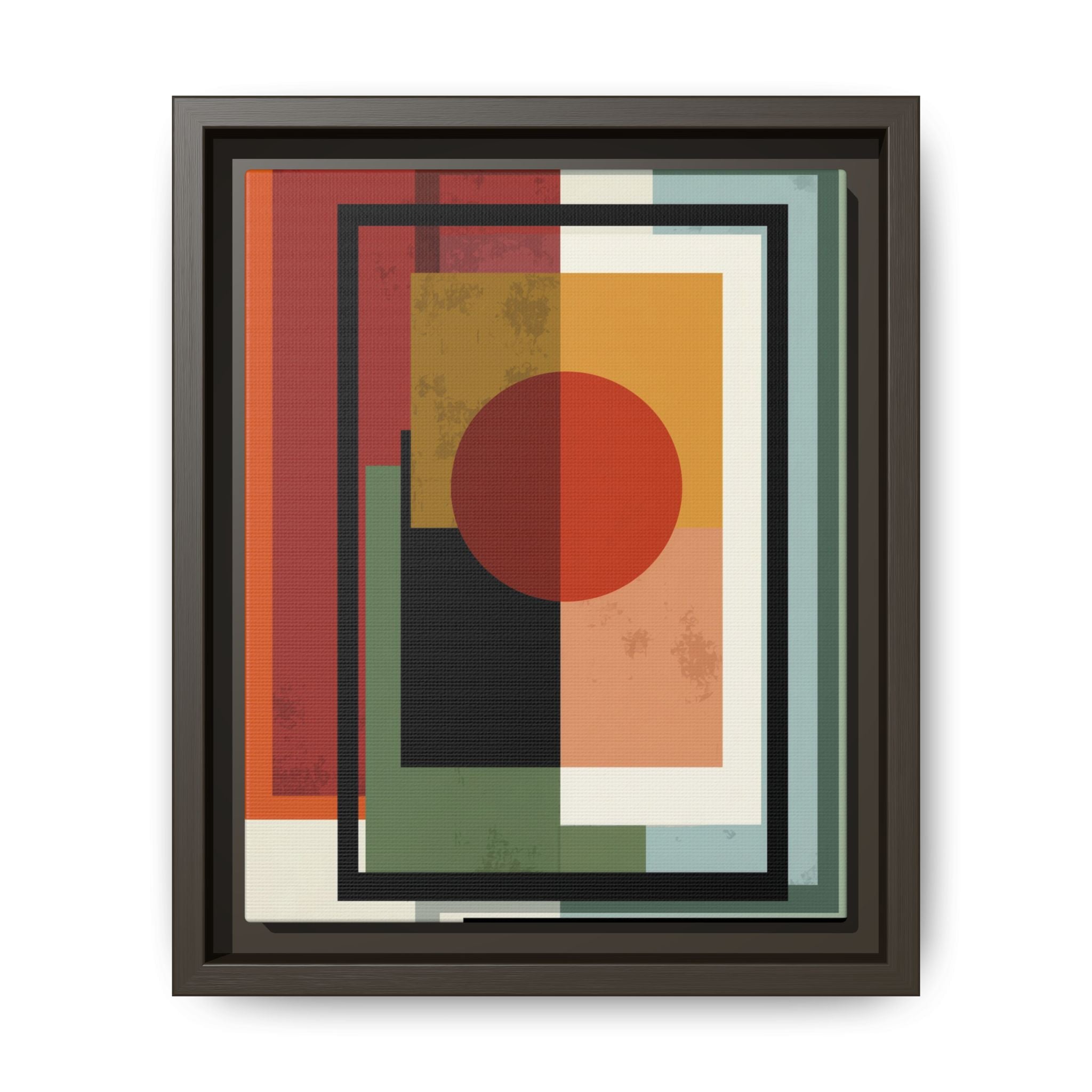 Geometric Harmonies: Mid-Century Modern Composition, Constructivist Inspiration, Abstract Rectangular Interplay   |   Custom Orders Accepted