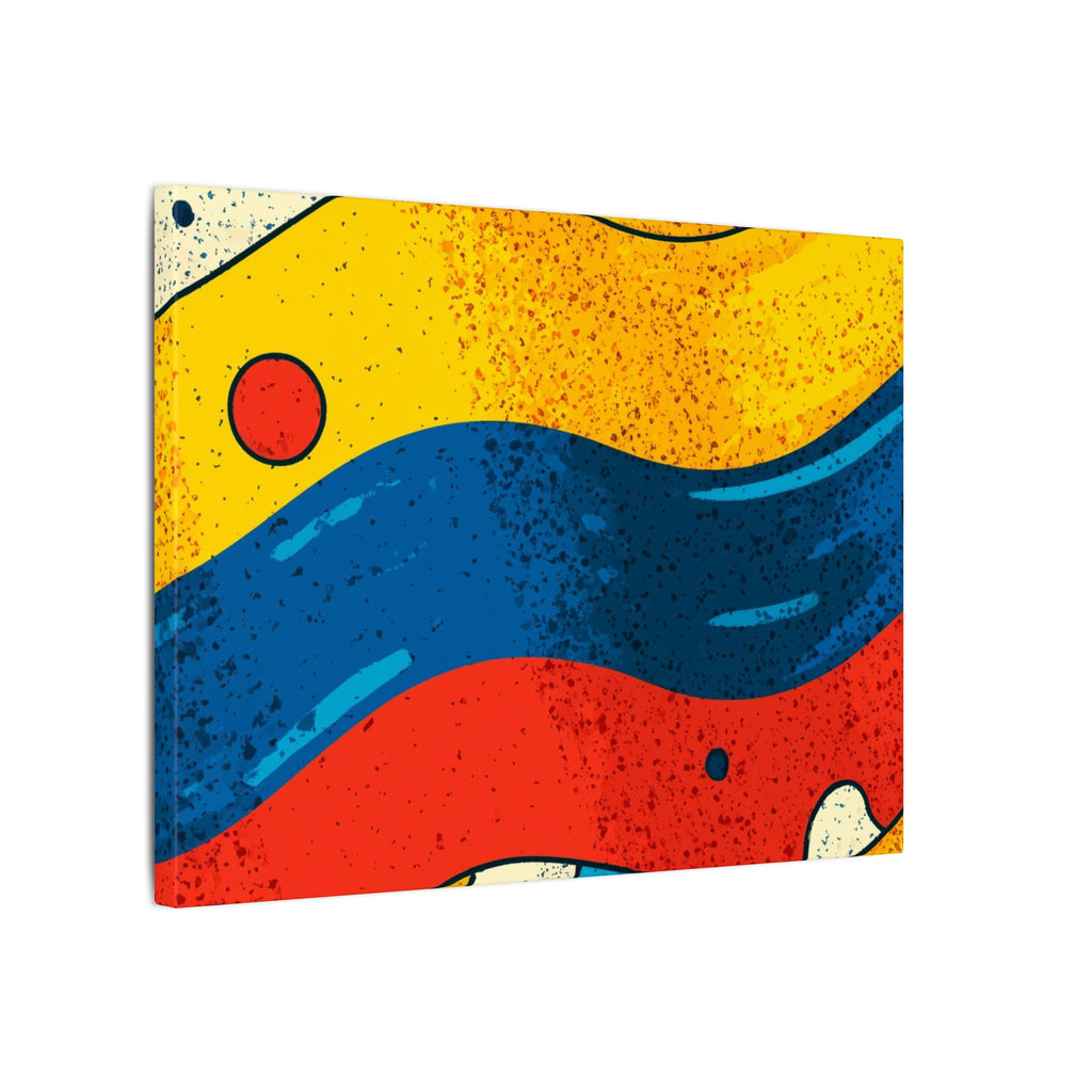 Fluid Dynamics: Retro Abstract Shapes, Mid-Century Modern Motion, Geometric Color Waves   |   Custom Orders Accepted