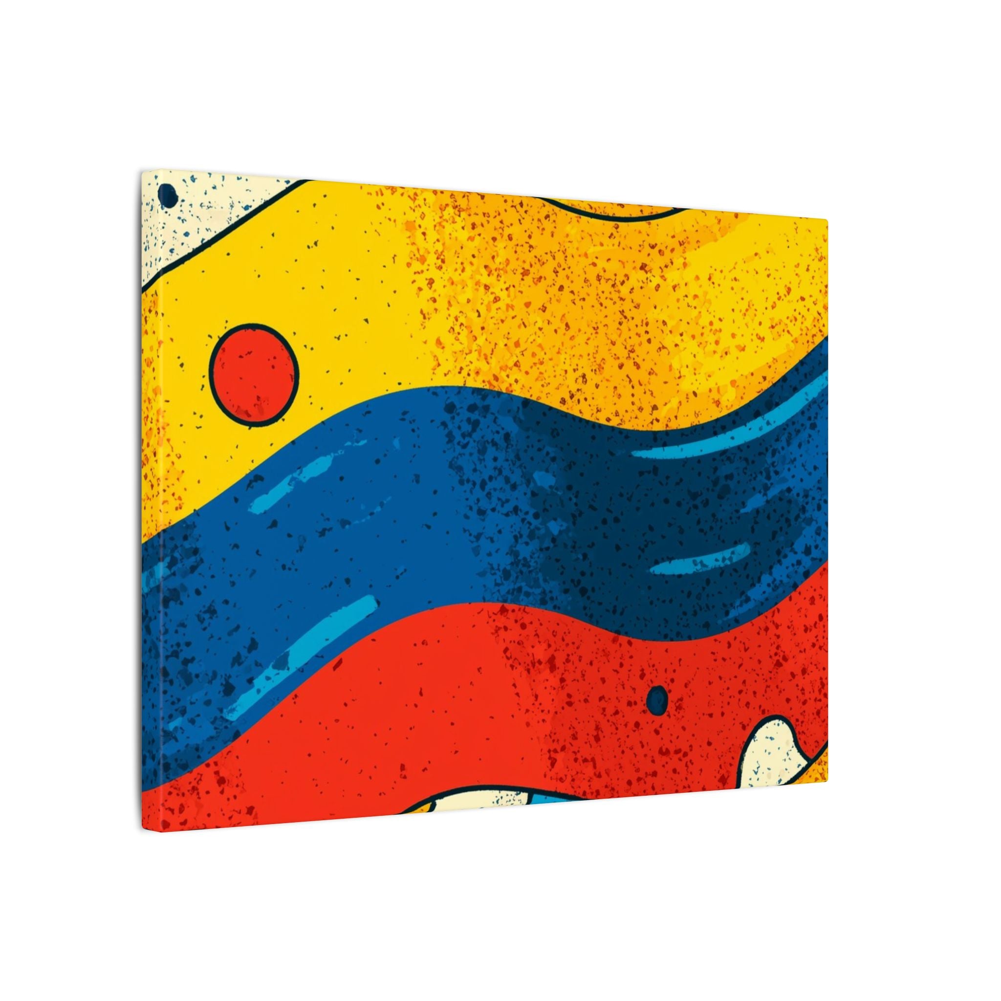 Fluid Dynamics: Retro Abstract Shapes, Mid-Century Modern Motion, Geometric Color Waves   |   Custom Orders Accepted