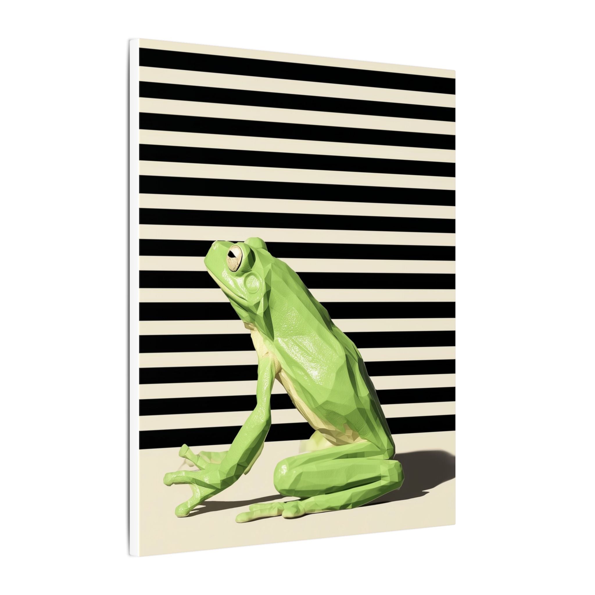 Geometric Frog: Low-Poly Wildlife Art, Modern Minimalist Design   |    Custom Orders Available