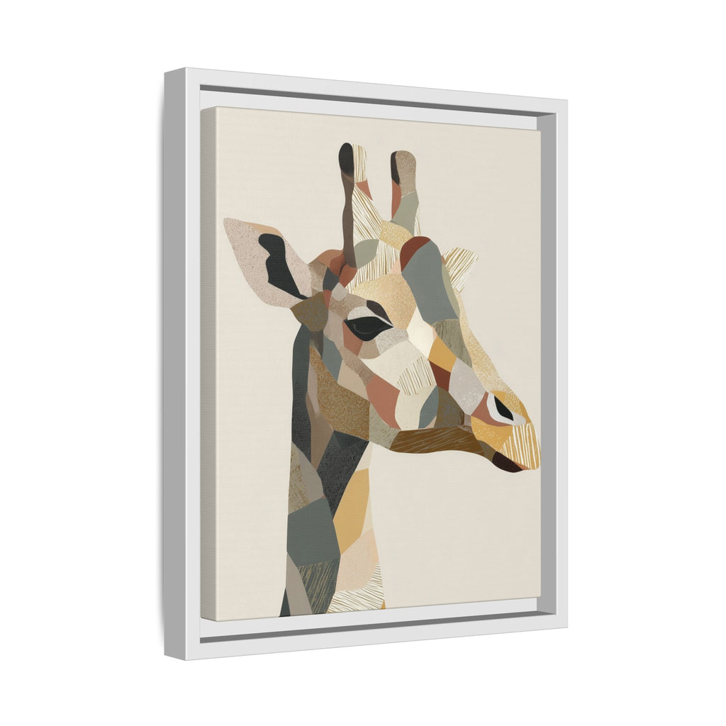 Geometric Giraffe: Cubist Wildlife Abstraction, Polygon Animal Portrait   |  Personalized & Custom Orders Available