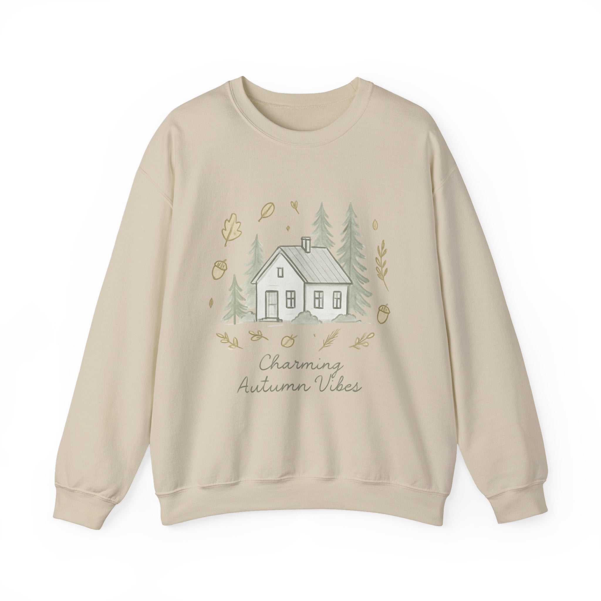 Autumn Cabin Vibes Sweatshirt - Forest Scene, 5 colours