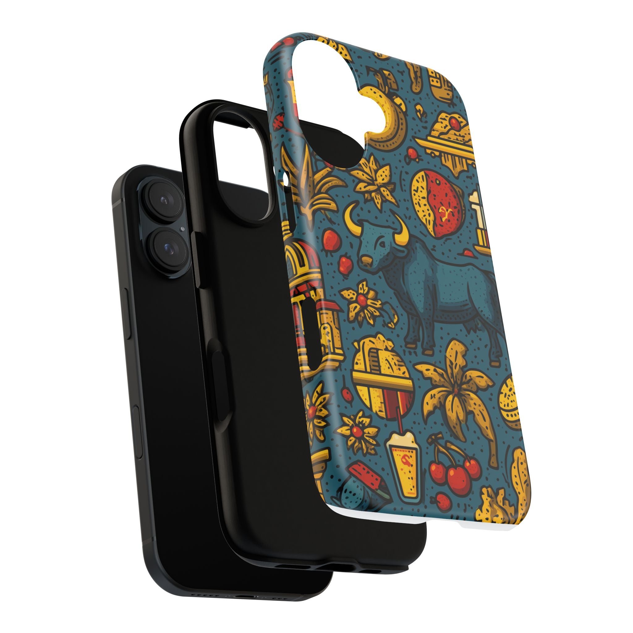 Vibrant Spanish Phone Case featuring Spanish Culture | Tough Cases | Travel Gift, Art Lover's Accessory, Colorful Cover, Unique Design