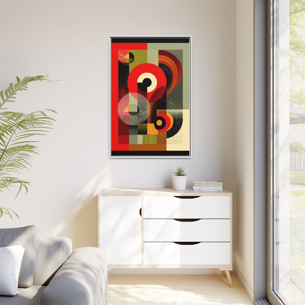 Chromatic Geometrics: Abstract Constructivist Composition, Modernist Color Blocking, Layered Circular Forms   |   Custom Orders Accepted