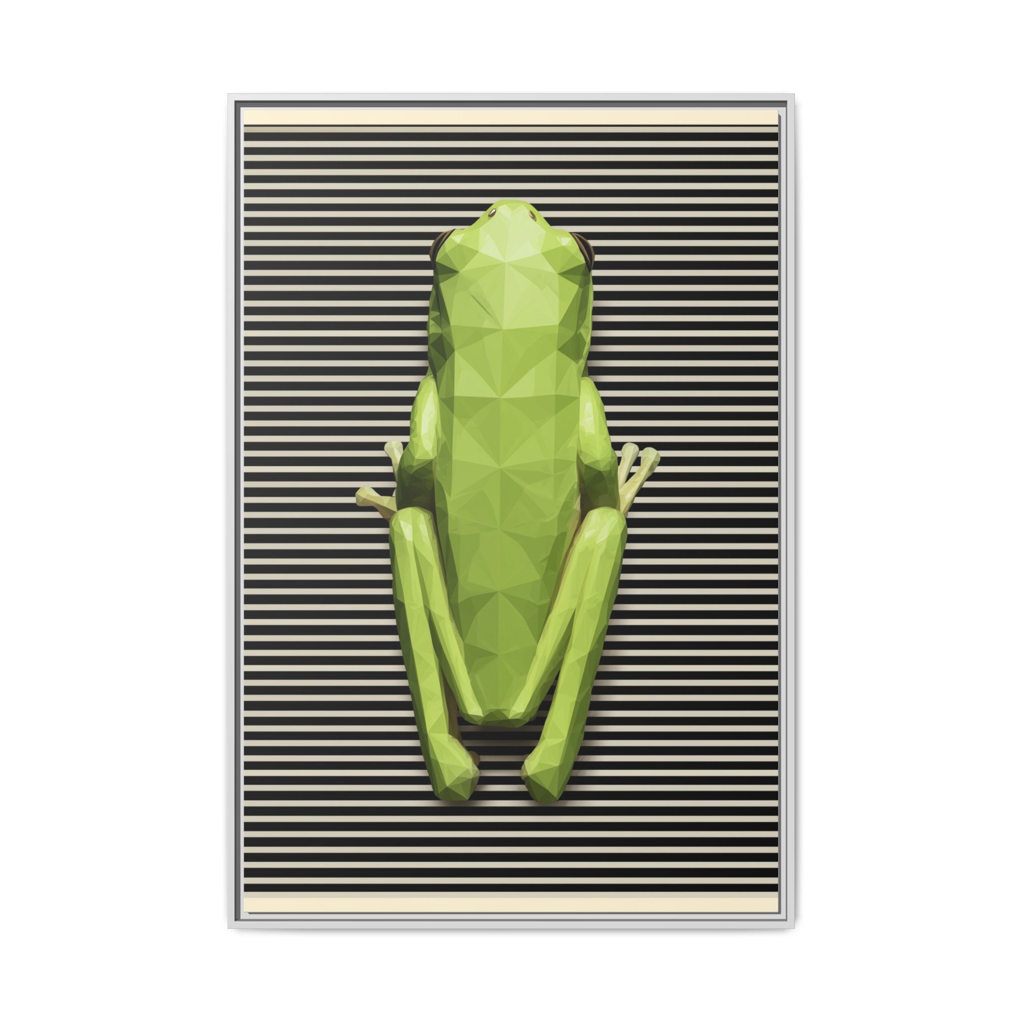 Geometric Amphibian: Low-Poly Frog Design, Digital Art Minimalism   |  Personalized & Custom Orders Available