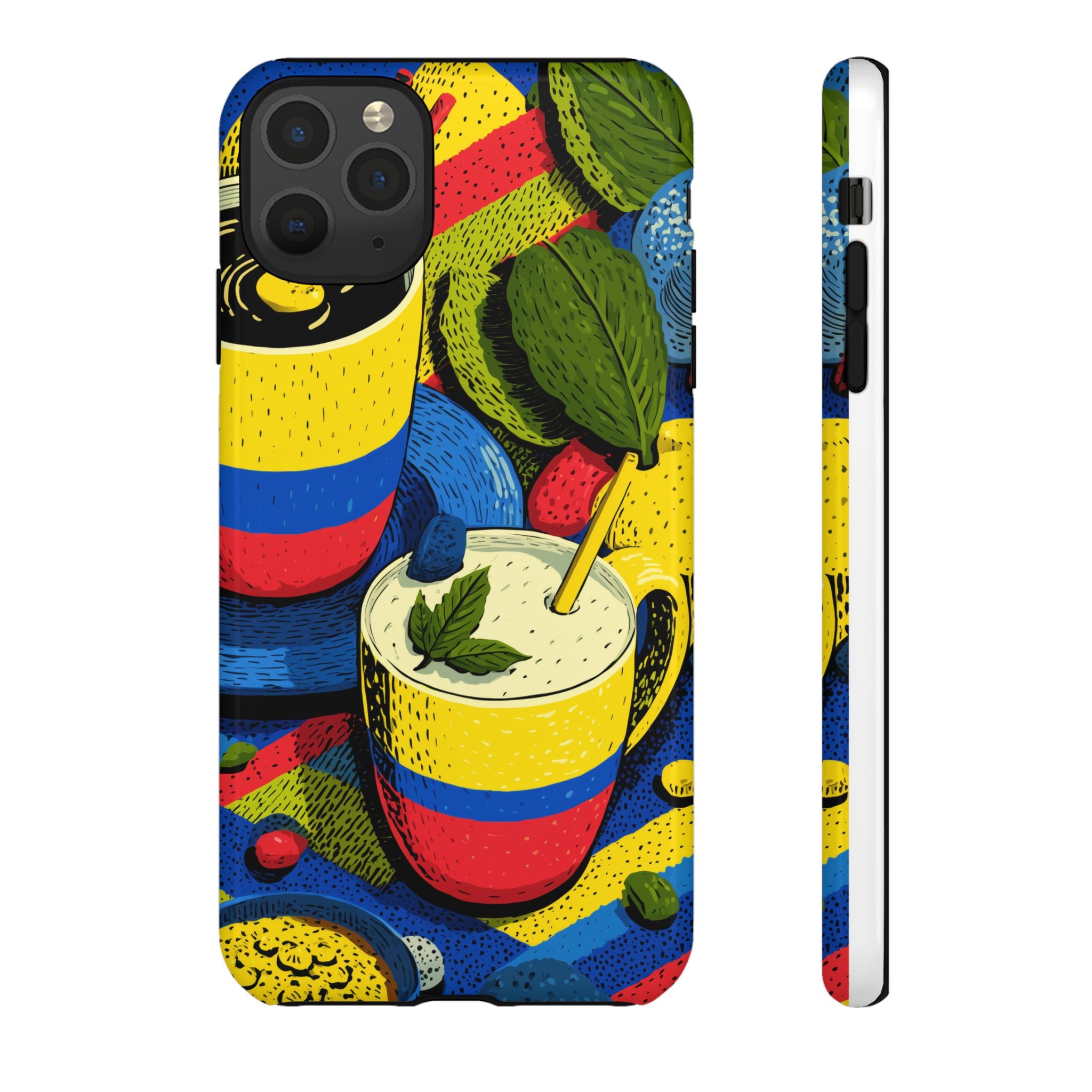 Vibrant Phone Case for Tough Cases | Colorful Colombian Art, Unique Gift, Trendy Accessory, Summer Style, Festival Must-Have