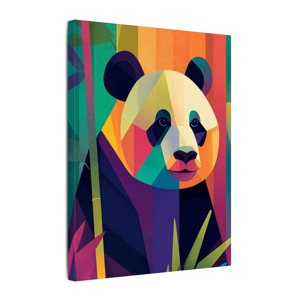 Geometric Panda: Cubist Wildlife, Colorful Fragmentation, Modern Digital Art   |  Personalized & Custom Orders Available
