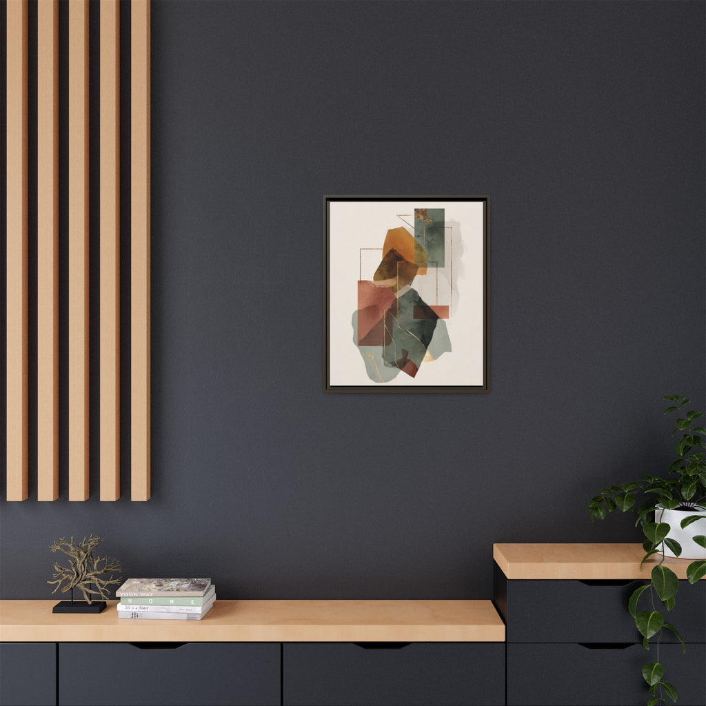 Harmonic Geometries: Architectural Abstraction, Earthy Palette, Minimalist Composition   |   Custom Orders Accepted