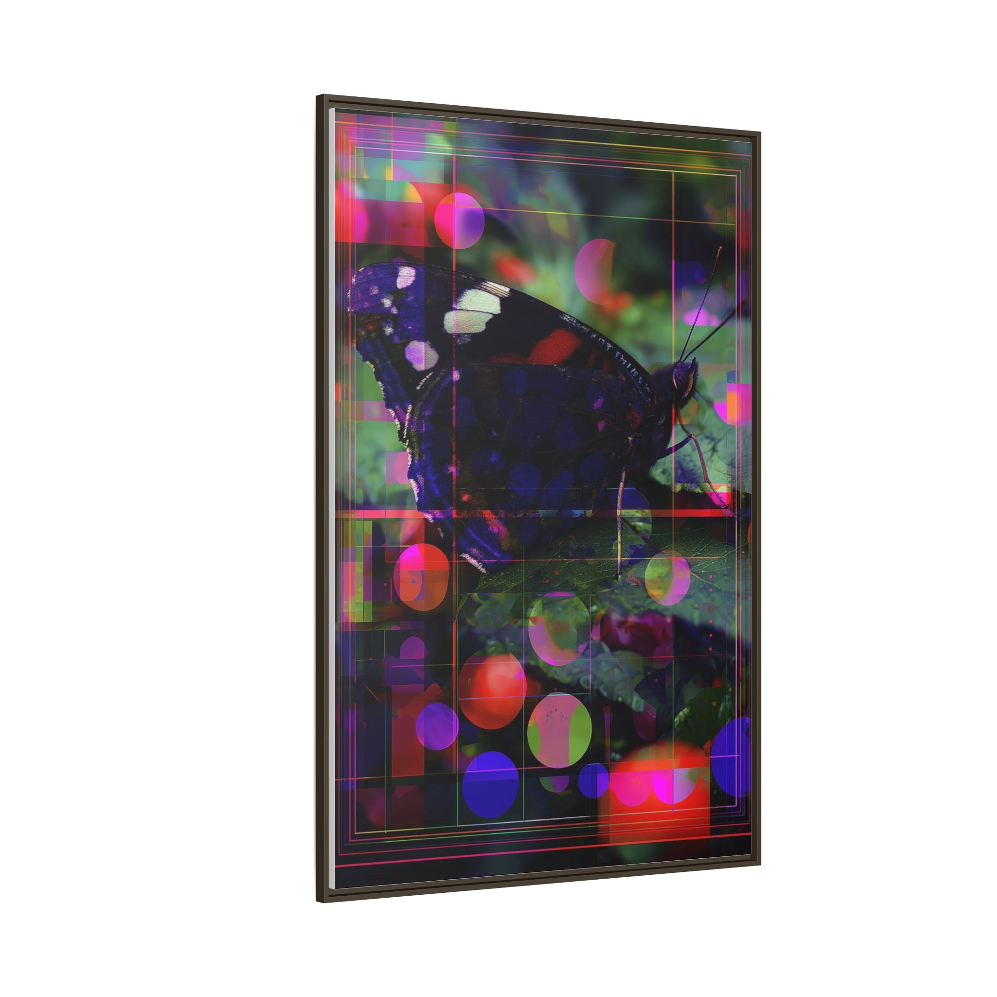 Metamorphic Glitch: Digital Nature Remix, Butterfly Geometric Distortion   |    Custom Orders Available