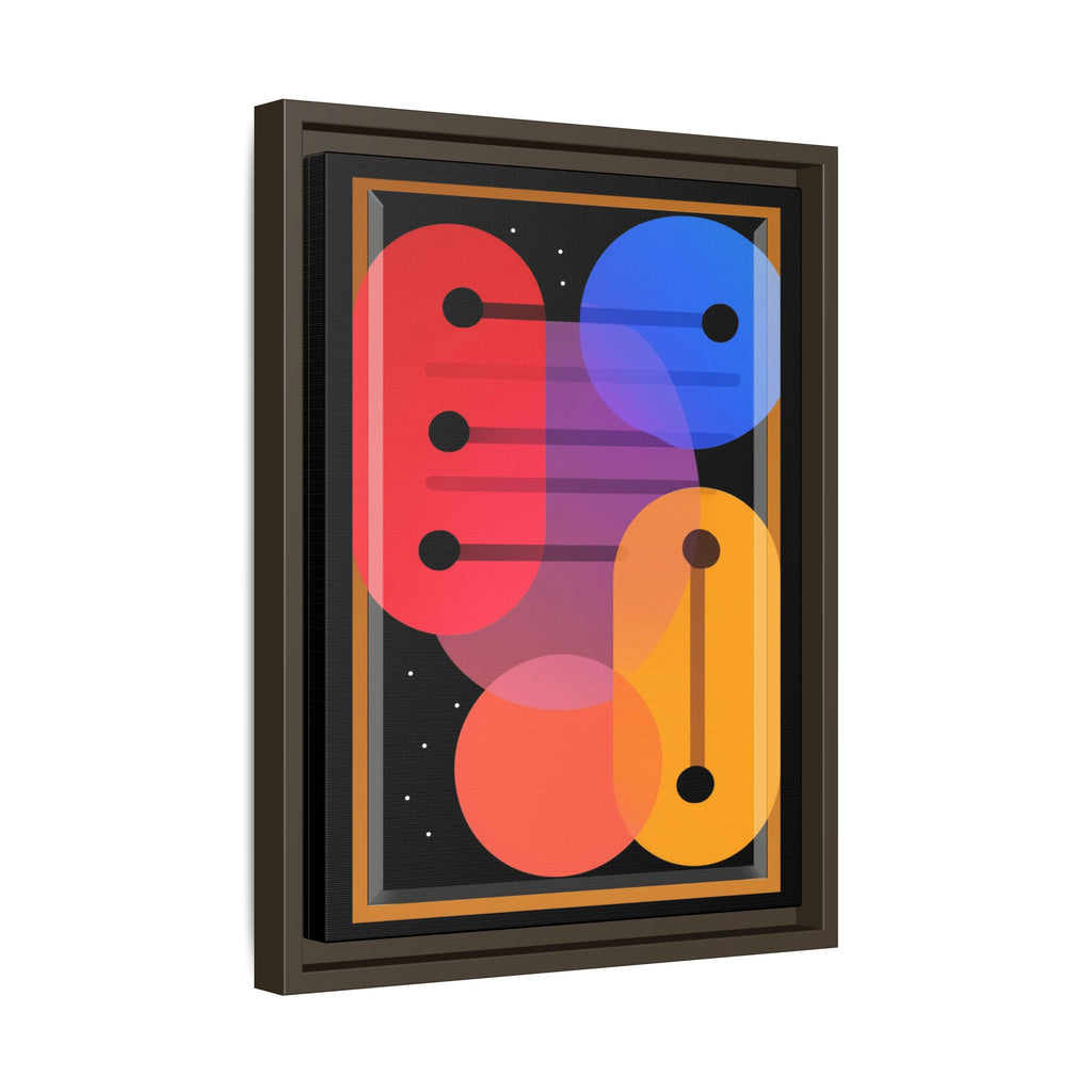 Celestial Geometry: Organic Shapes in Motion, Digital Abstract Composition, Vibrant Color Intersections   |   Custom Orders Accepted