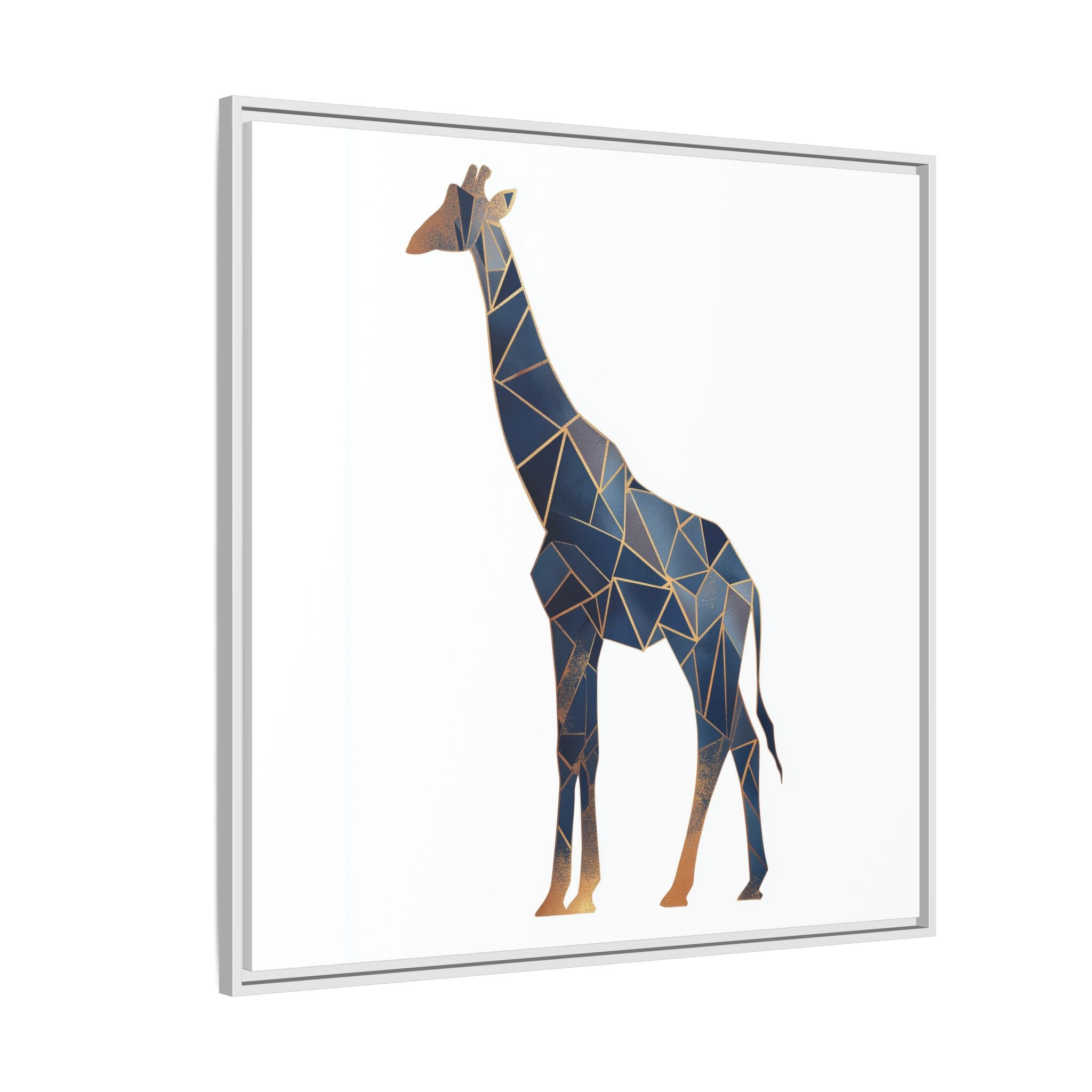 Geometric Giraffe: Modern Wildlife Art, Angular Minimalist Design   |  Personalized & Custom Orders Available