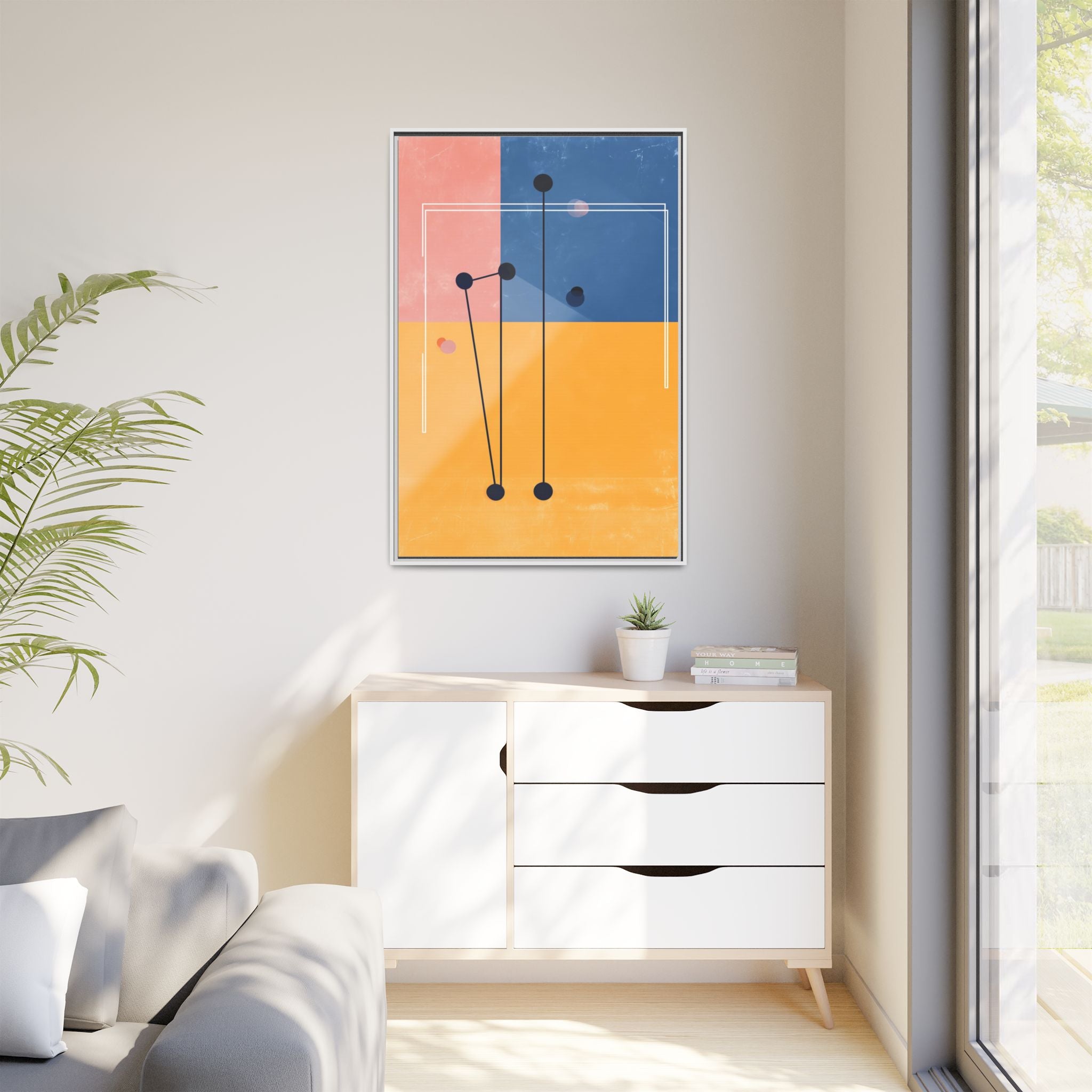 Nexus of Connection: Geometric Abstraction, Modernist Composition, Digital Color Blocks   |   Custom Orders Accepted