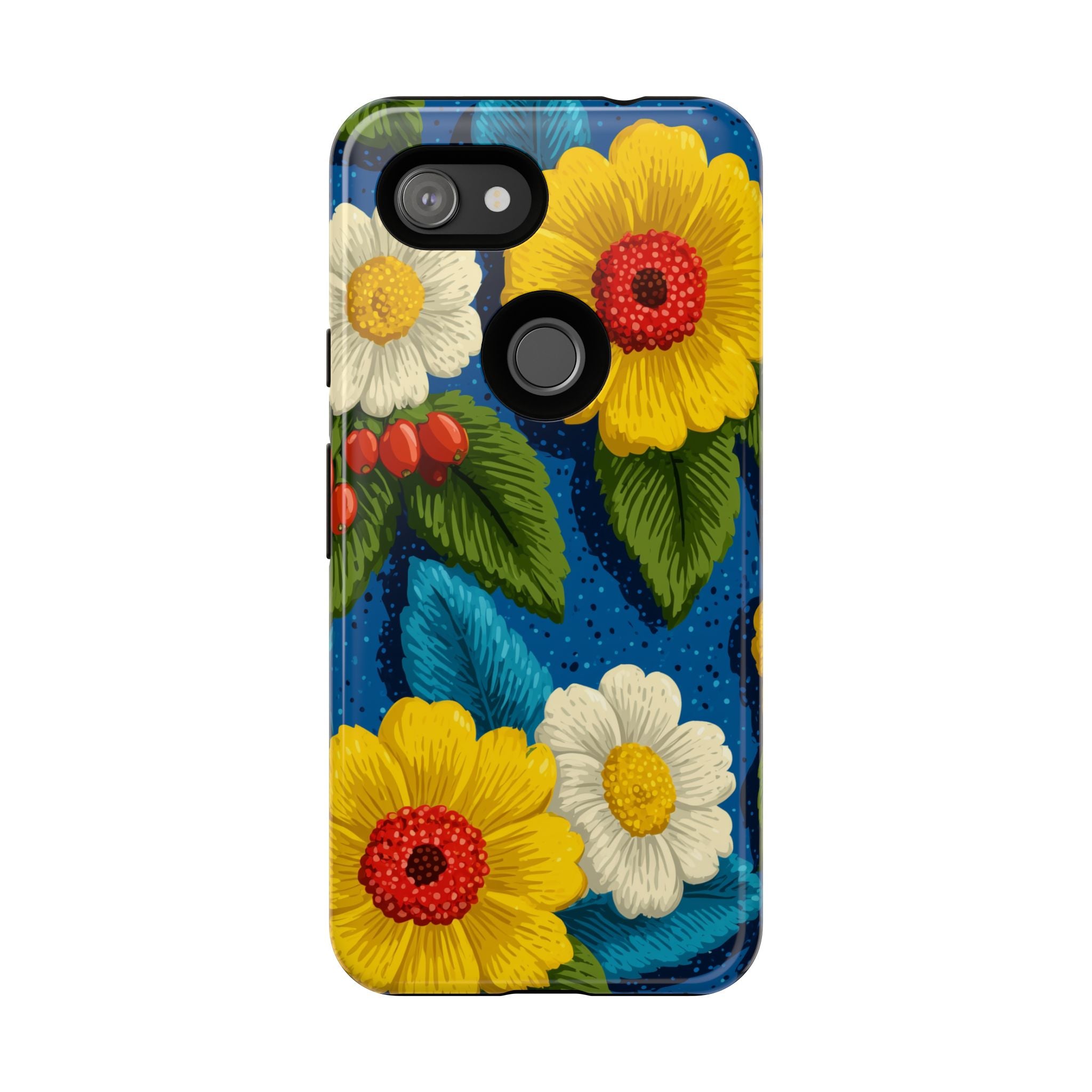 Summer Tough Cases: Floral Fine Art Phone Case, Fun Beach Vibe Phone Accessory, Summer Travel Gift, Colorful Phone Cover, Casual Style Tech