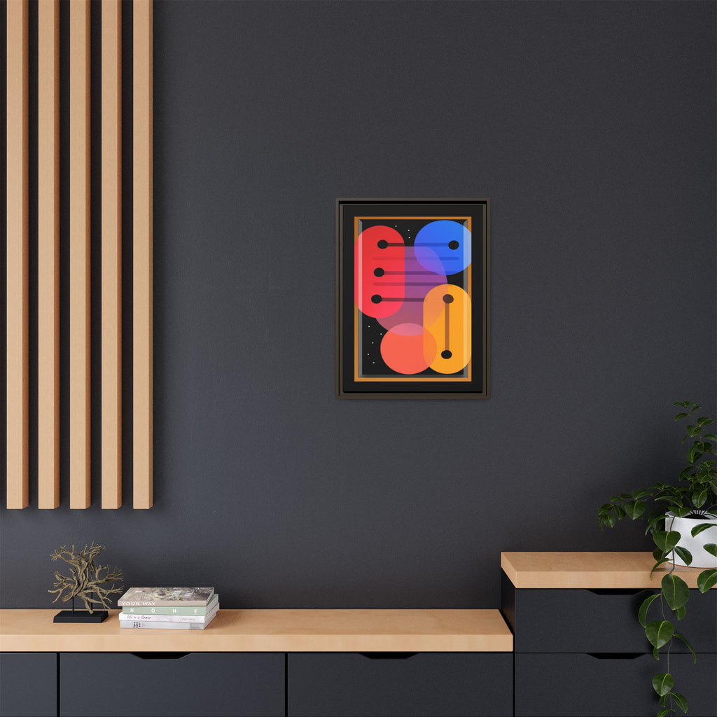 Celestial Geometry: Organic Shapes in Motion, Digital Abstract Composition, Vibrant Color Intersections   |   Custom Orders Accepted