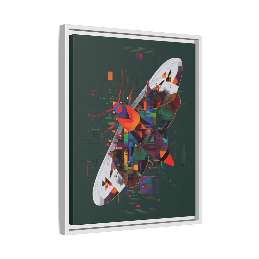 Digital Metamorphosis Framed Print : Geometric Butterfly Synthesis, Technological Nature Rendering   |   Custom Orders Available