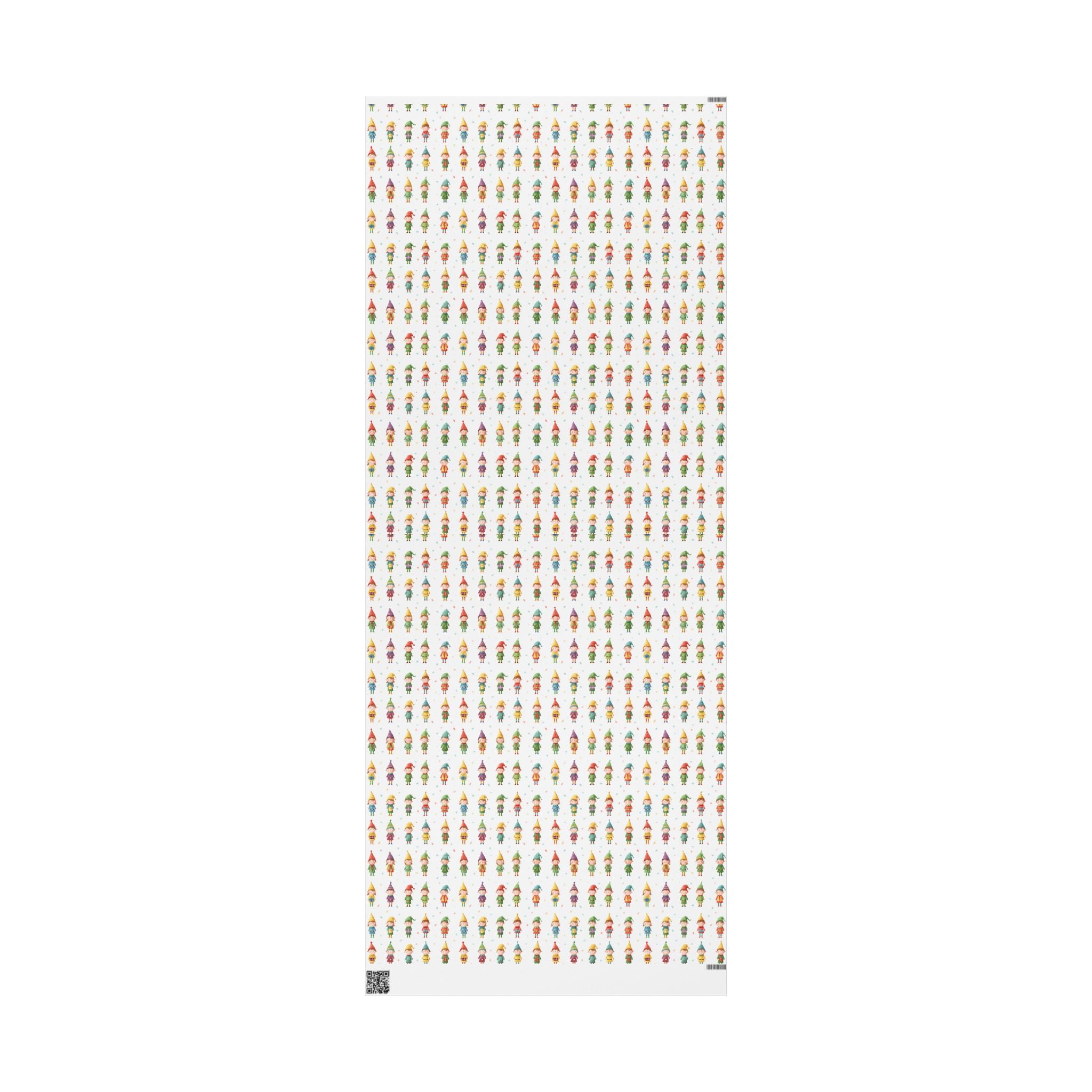 Christmas Elf Wrapping Paper Roll – Cute Holiday Gift Wrap with Elves & Presents