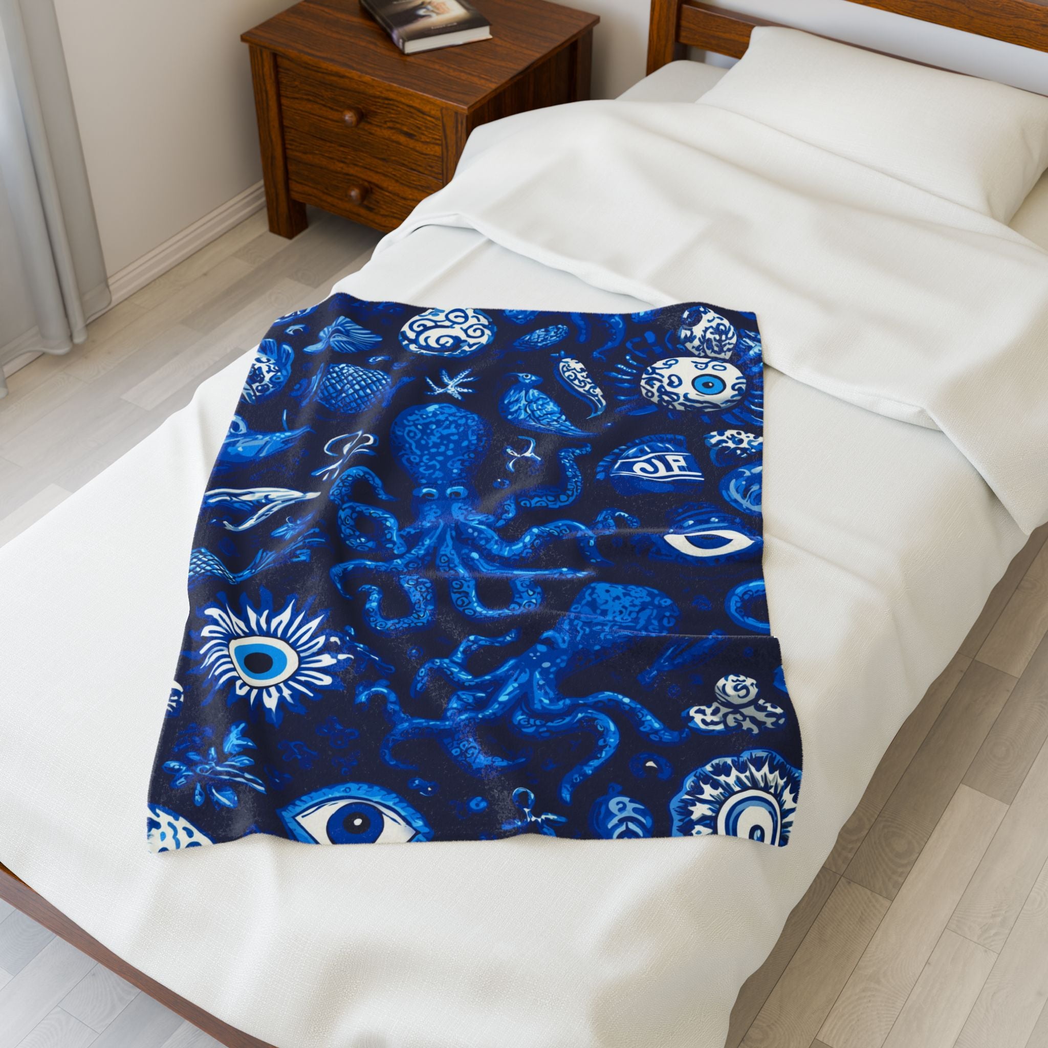 Depths of the Nazar: Oceanic Patterns, Blue Ceramic Symbolism   |   Custom Orders Accepted