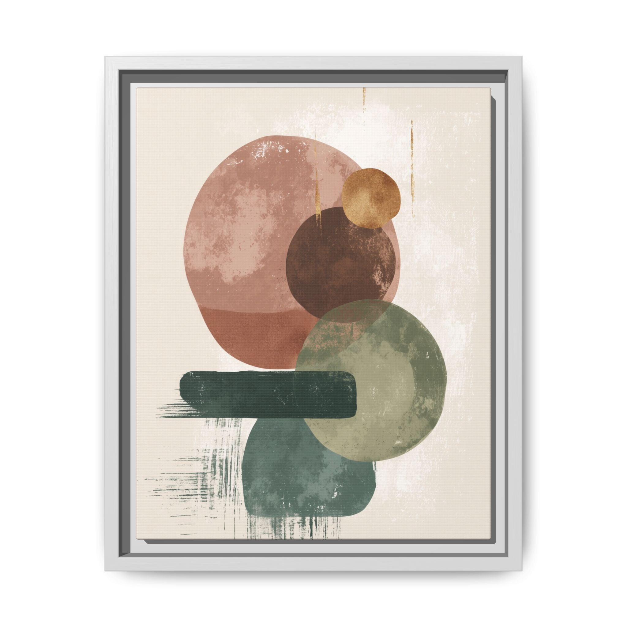 Organic Intersections: Watercolor Abstraction, Earth Tone Composition, Modern Minimalist Art   |   Custom Orders Accepted