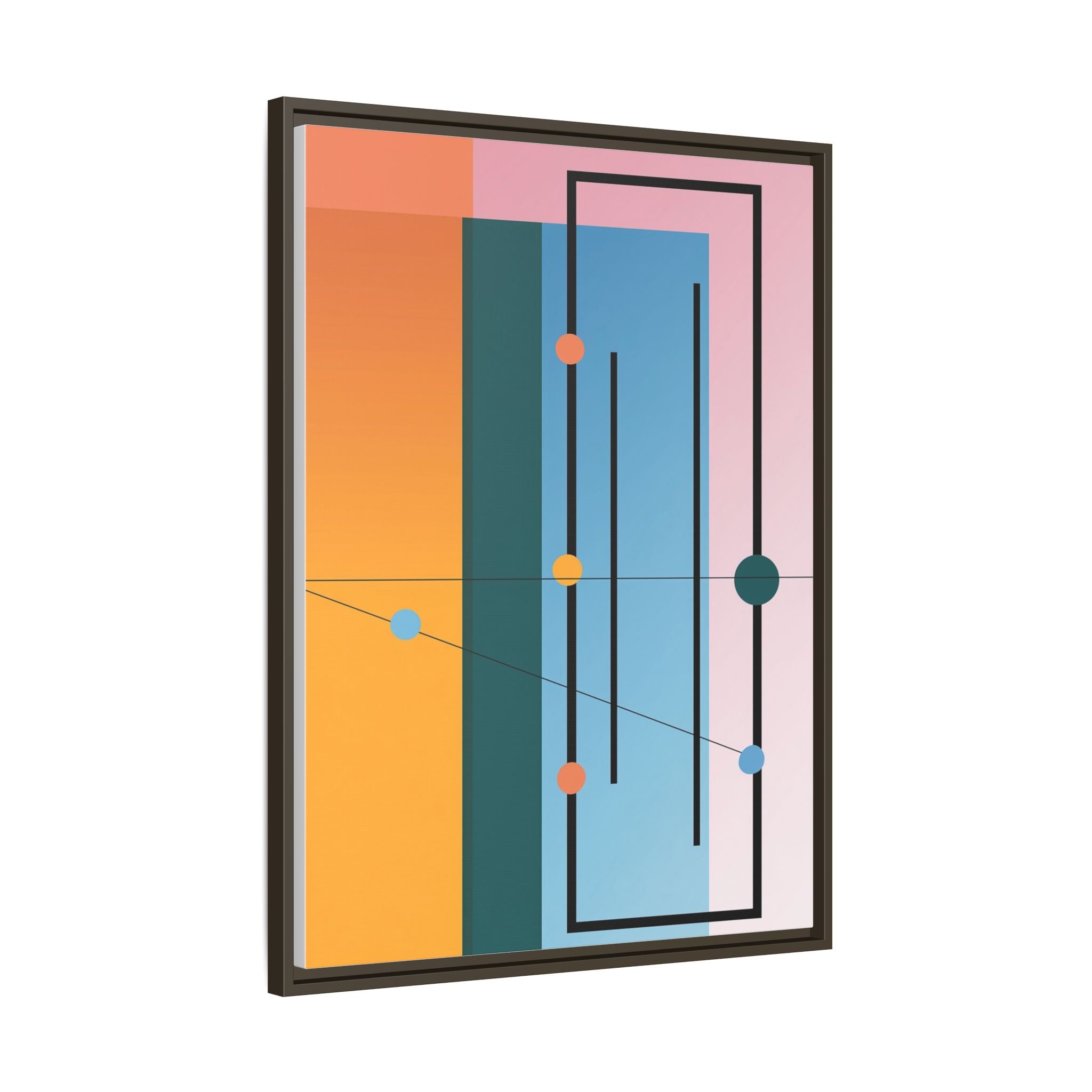 Geometric Harmony: Constructivist Color Planes, Modernist Composition, Abstract Spatial Rhythm   |   Custom Orders Accepted