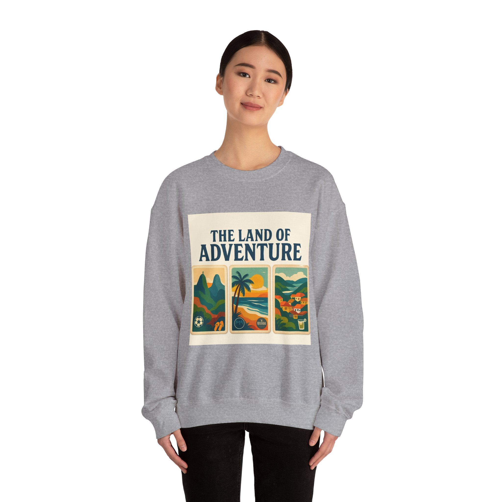 Carioca - Copacabana , Brazil Holiday - Unisex Heavy Blend™ Crewneck Sweatshirt