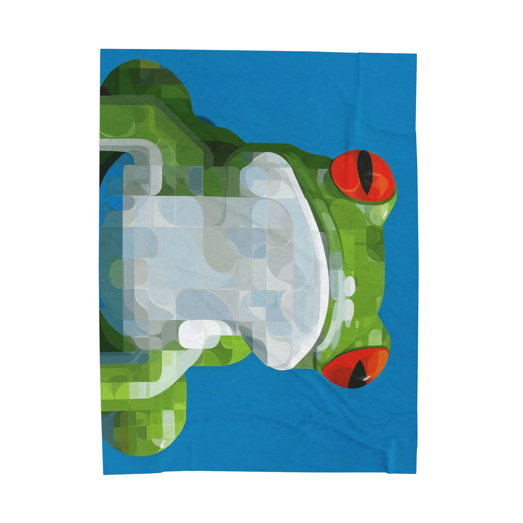 Geometric Frog: Mosaic Pop Art Amphibian, Modern Digital Illustration   |    Custom Orders Available