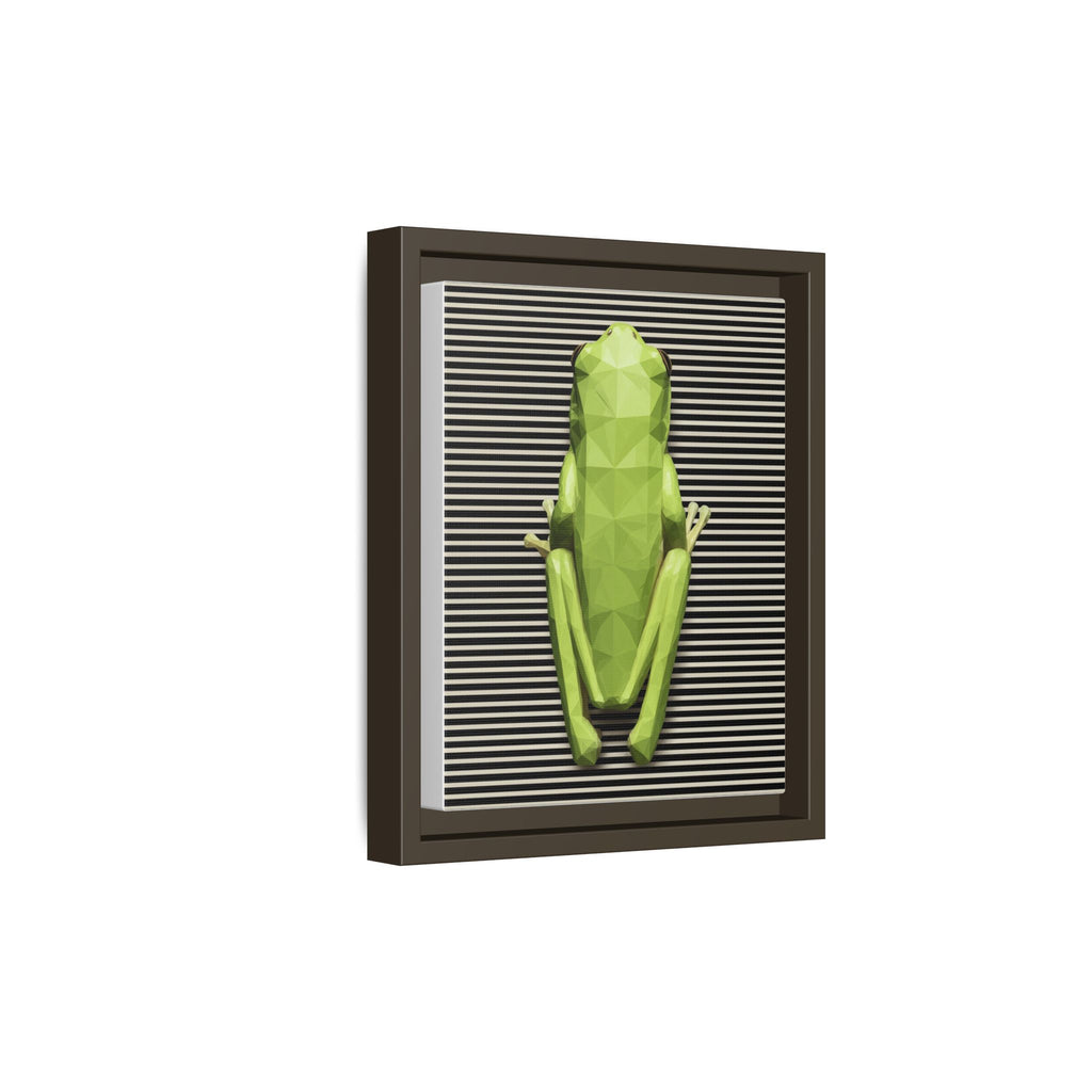 Geometric Frog: Low-Poly Digital Wildlife, Minimalist Angular Design   |    Custom Orders Available