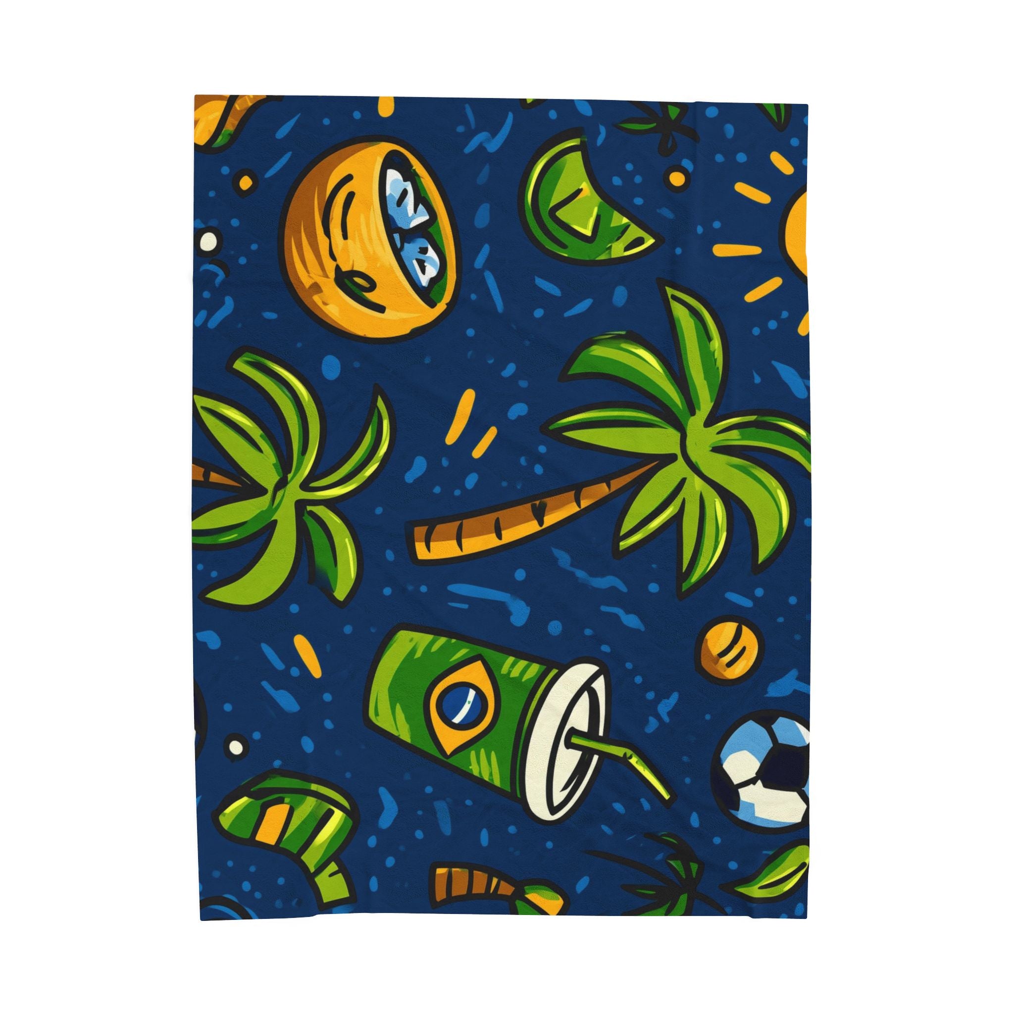 Brazilian Summer Jam: Tropical Pattern Play, Soccer & Citrus Vibes   |   Custom Orders Accepted