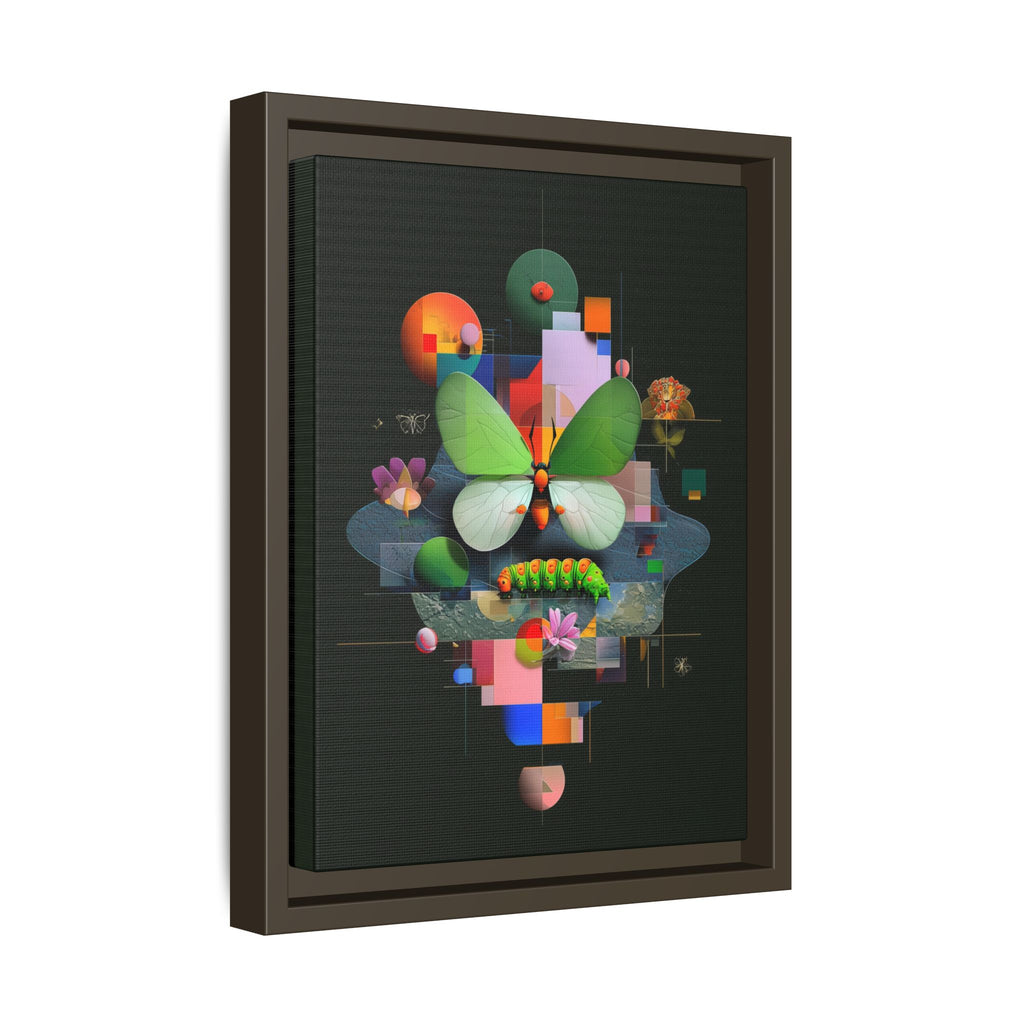 Metamorphosis Geometry Framed Print : Digital Nature Synthesis, Butterfly Abstraction   |  Personalized & Custom Orders Available