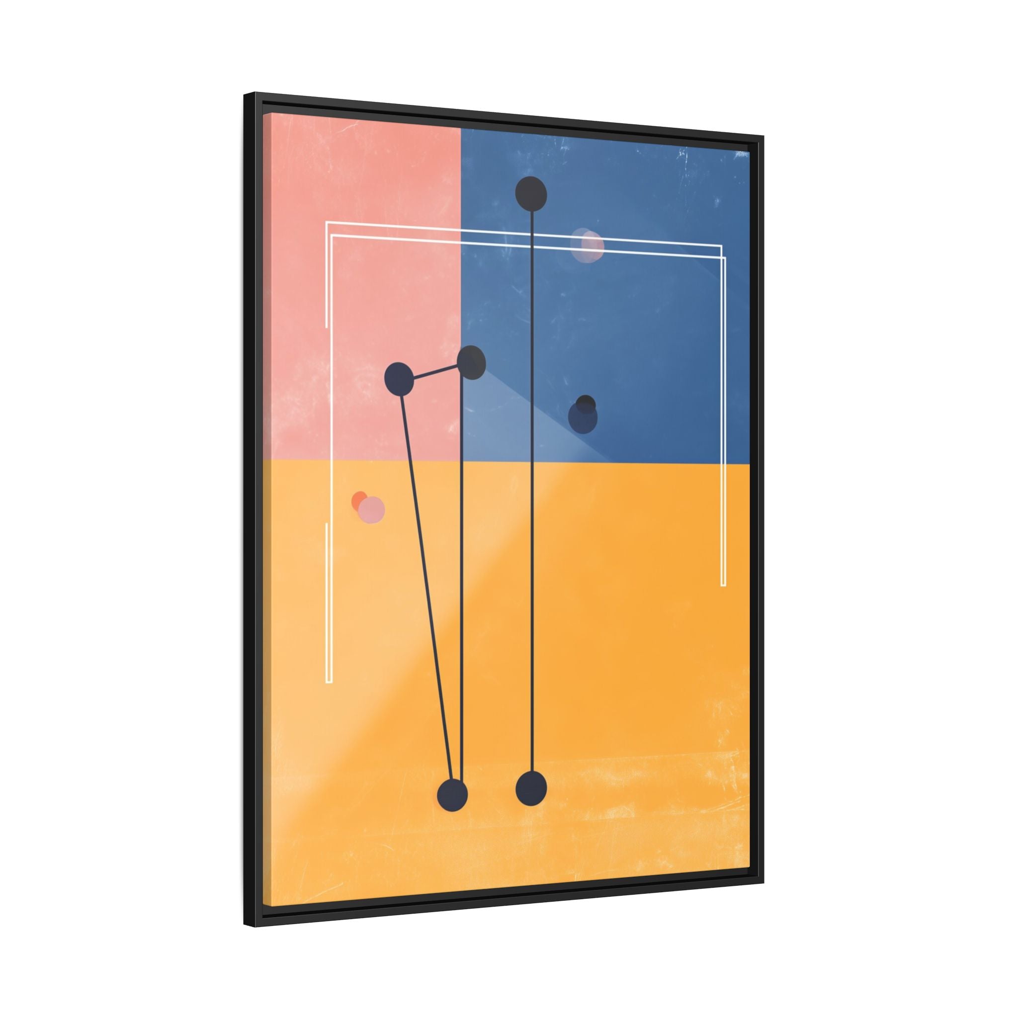 Nexus of Connection: Geometric Abstraction, Modernist Composition, Digital Color Blocks   |   Custom Orders Accepted