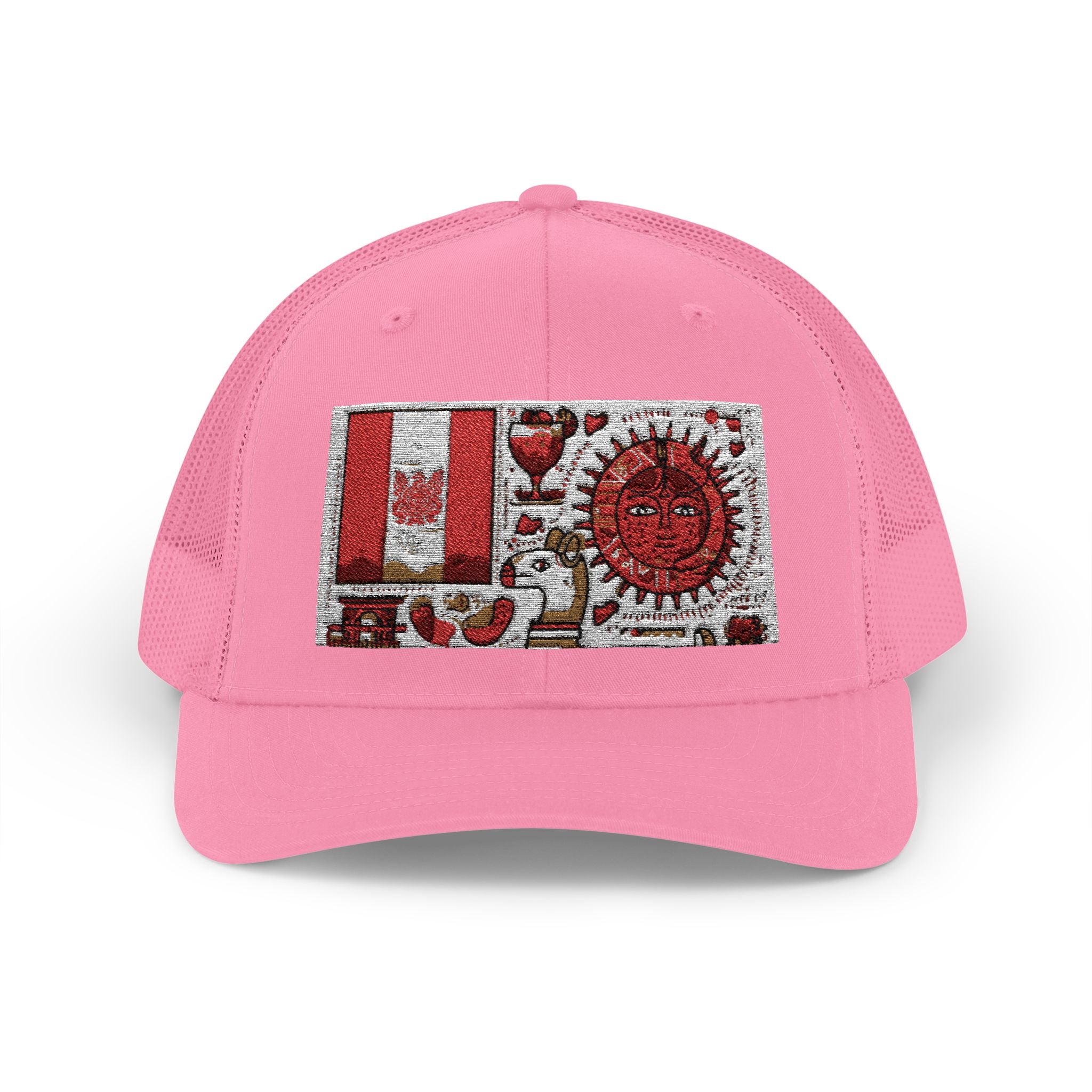 Peruvian Flag Snapback Trucker Cap, Patriotic Cap, Unique Gift for Him, Travel Accessory, Outdoor Summer Hat, Sports Headwear, Peru