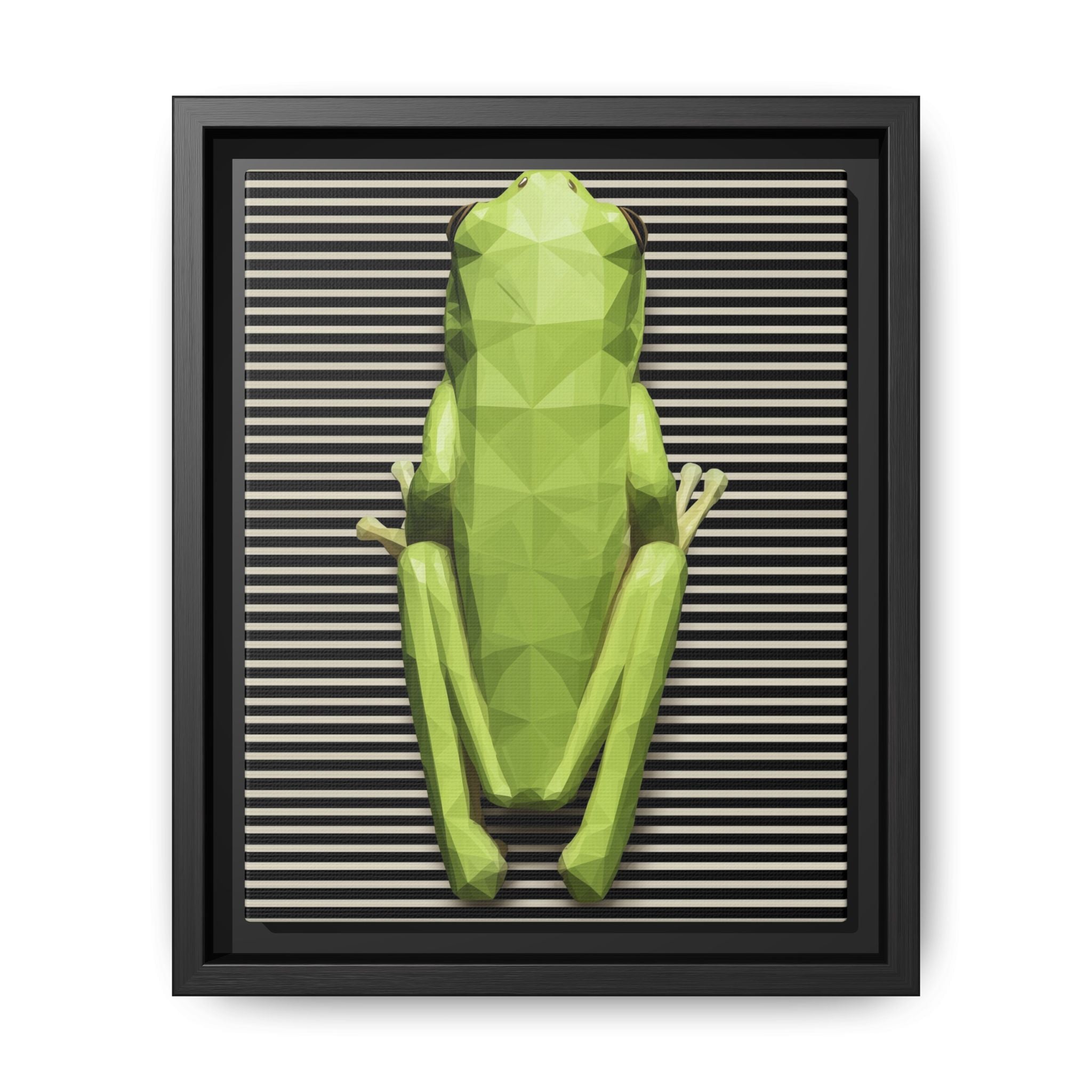 Geometric Amphibian: Low-Poly Frog Design, Digital Art Minimalism   |  Personalized & Custom Orders Available