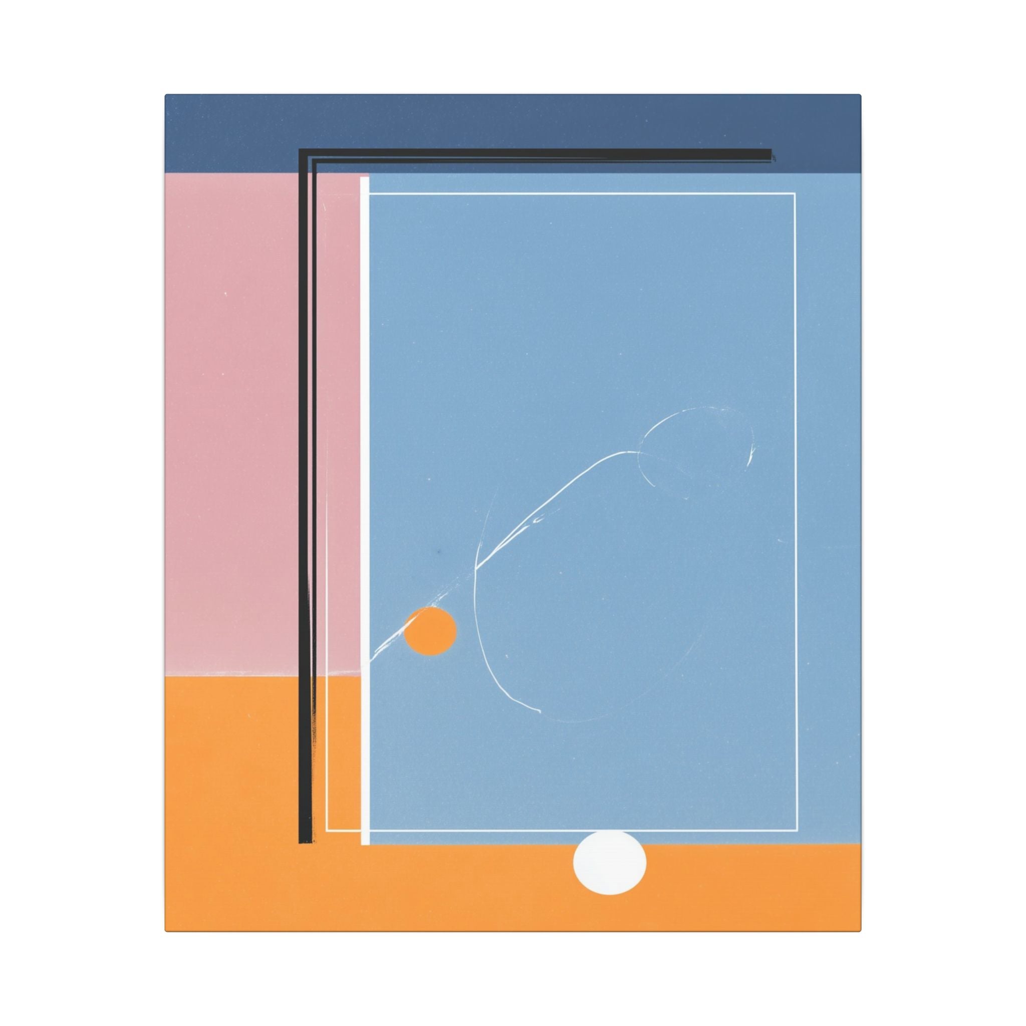 Geometric Harmony: Abstract Minimalist Composition, Modernist Color Fields, Constructivist Design Principles   |   Custom Orders Accepted