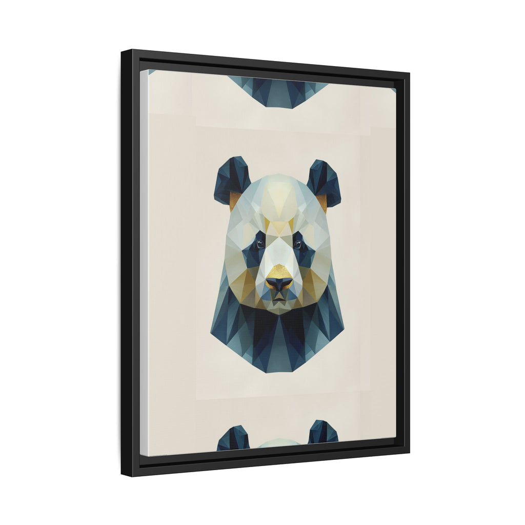 Geometric Panda Prism: Low-Poly Digital Wildlife Art, Minimalist Triangular Design   |  Personalized & Custom Orders Available