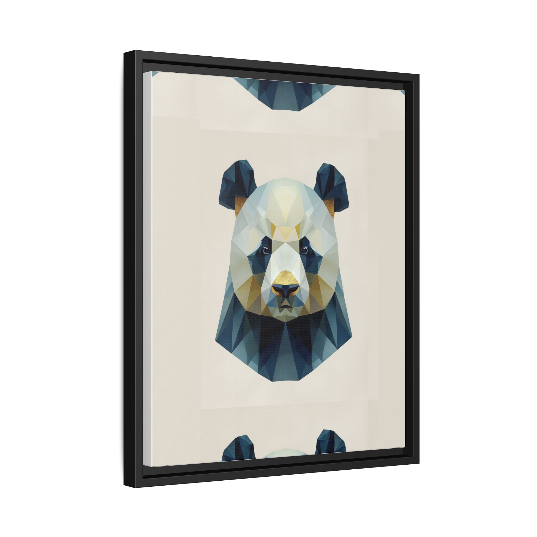 Geometric Panda Prism: Low-Poly Digital Wildlife Art, Minimalist Triangular Design   |  Personalized & Custom Orders Available