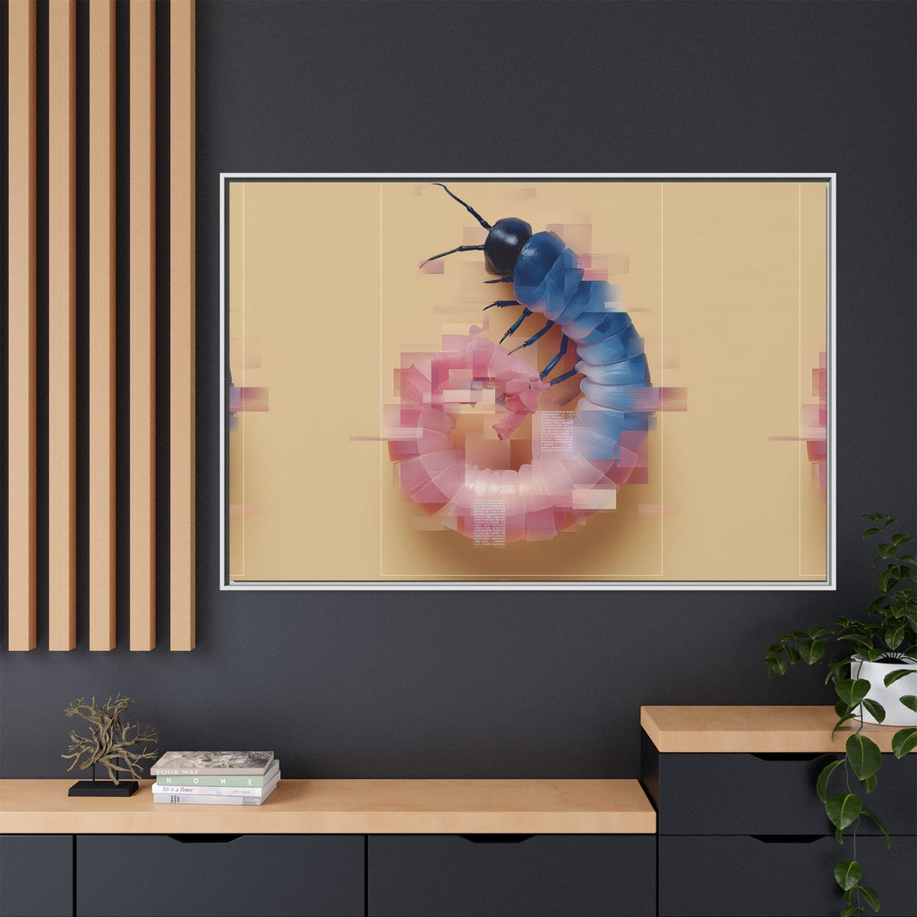 Glitched Symmetry: Digital Insect Mosaic, Pixelated Fragmentation   |    Custom Orders Available