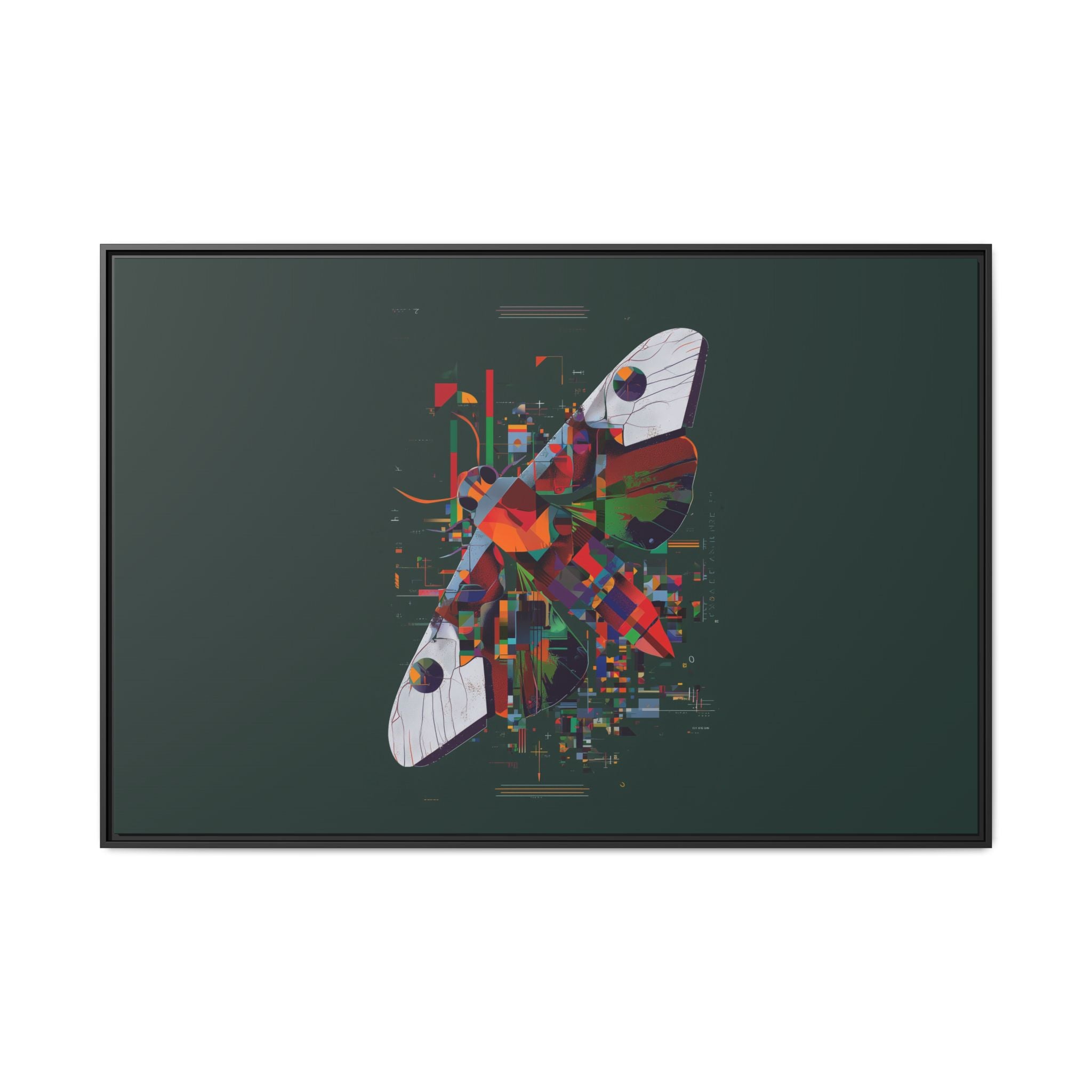 Butterfly Deconstruction: Geometric Digital Art, Pixelated Abstract Butterfly Wings   |    Custom Orders Available