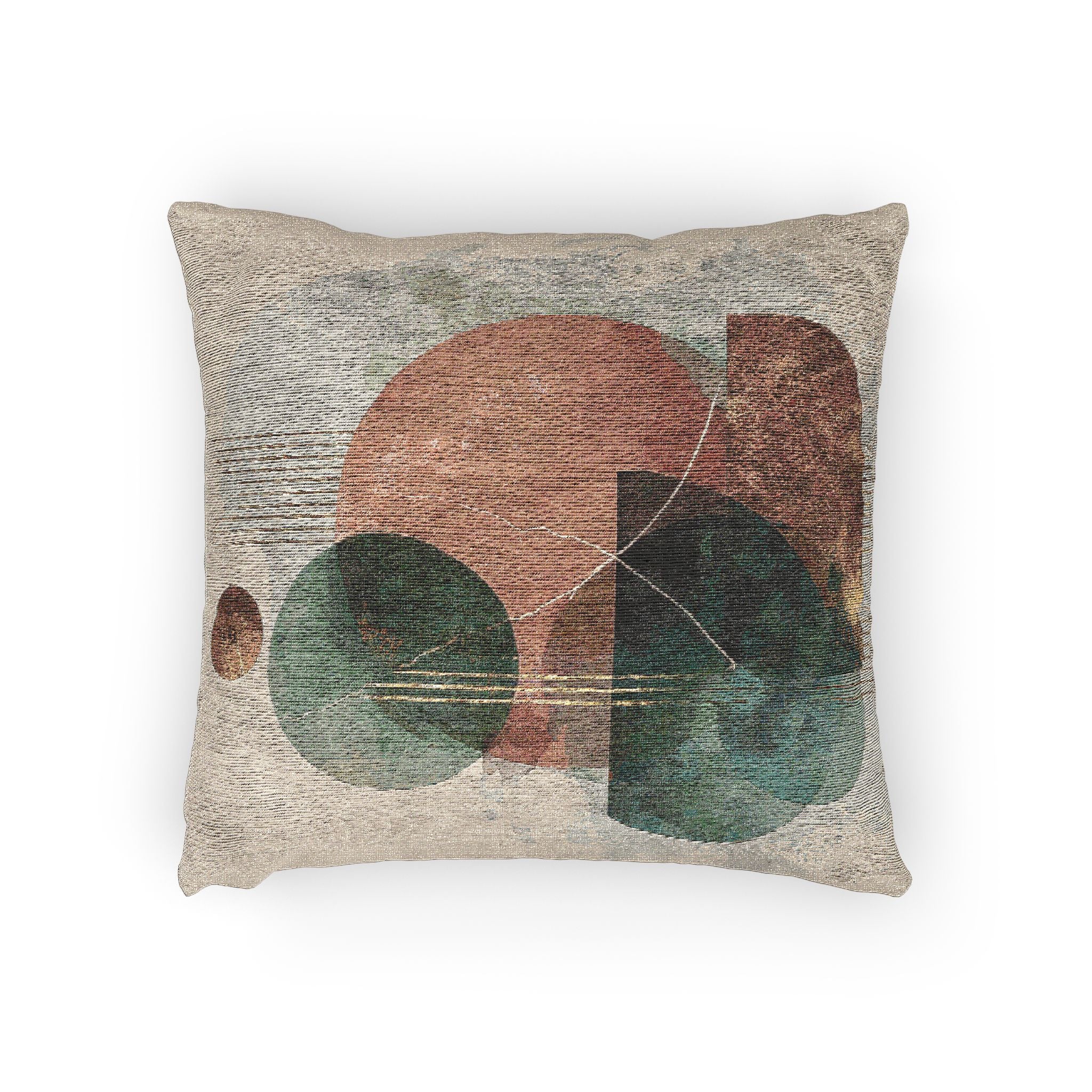 Ephemeral Geometries: Abstract Circular Composition, Modern Metallic Watercolor Art   |    Custom Orders Available