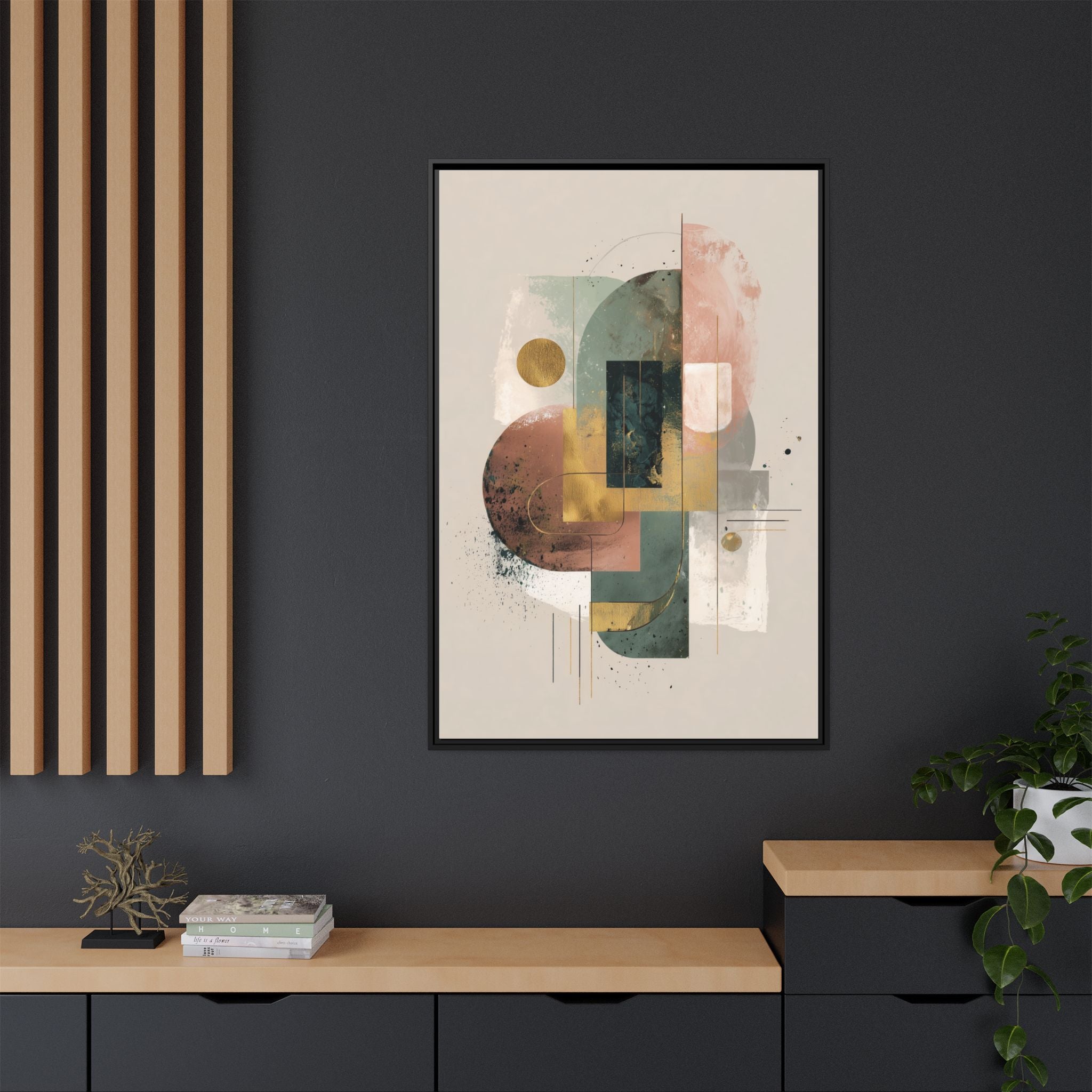 Organic Geometries: Fragmented Forms, Digital Abstract Composition, Layered Minimalist Art   |   Custom Orders Accepted