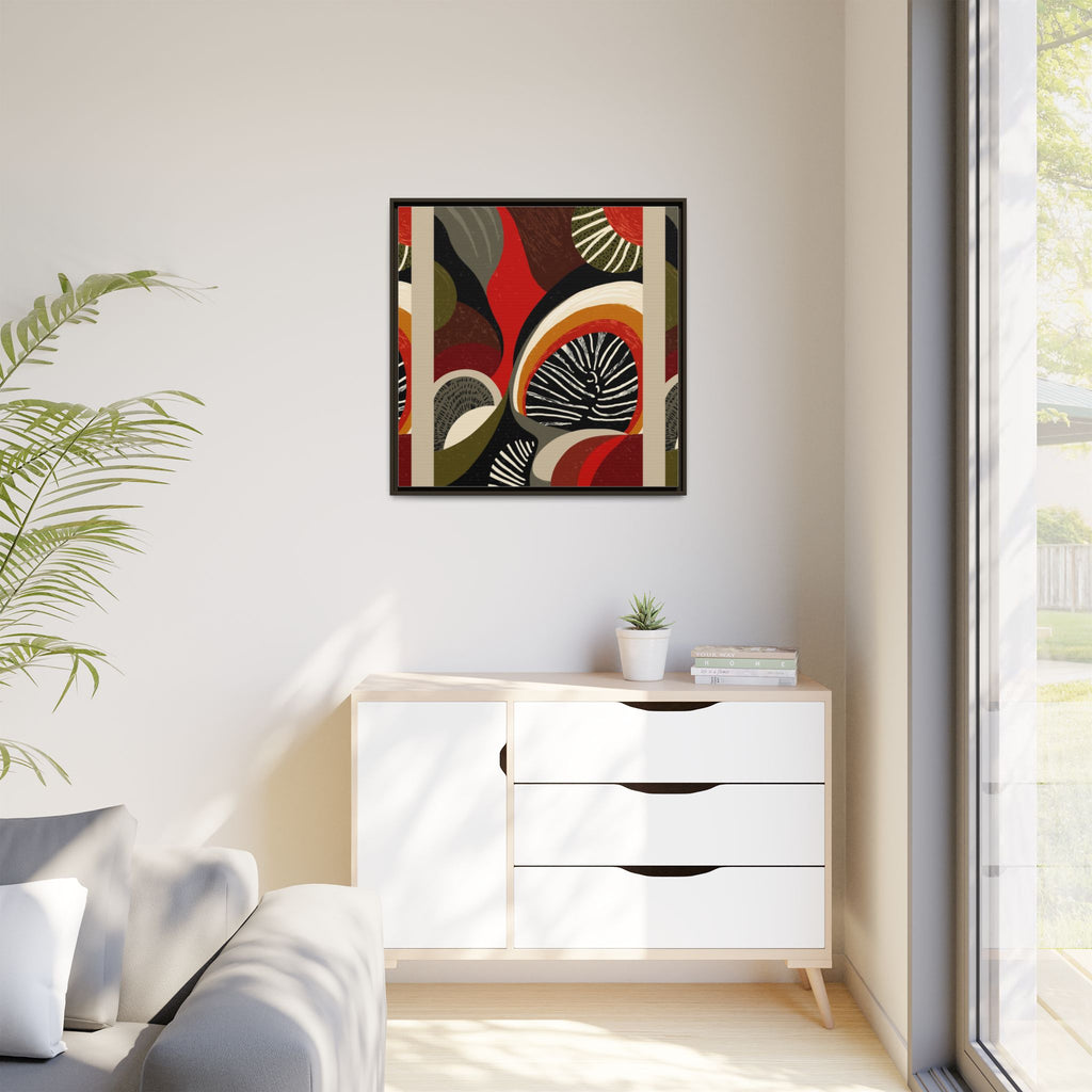 Geometric Rhythm: Abstract Composition, Mid-Century Modern Art, Radial Design Inspiration   |   Custom Orders Accepted