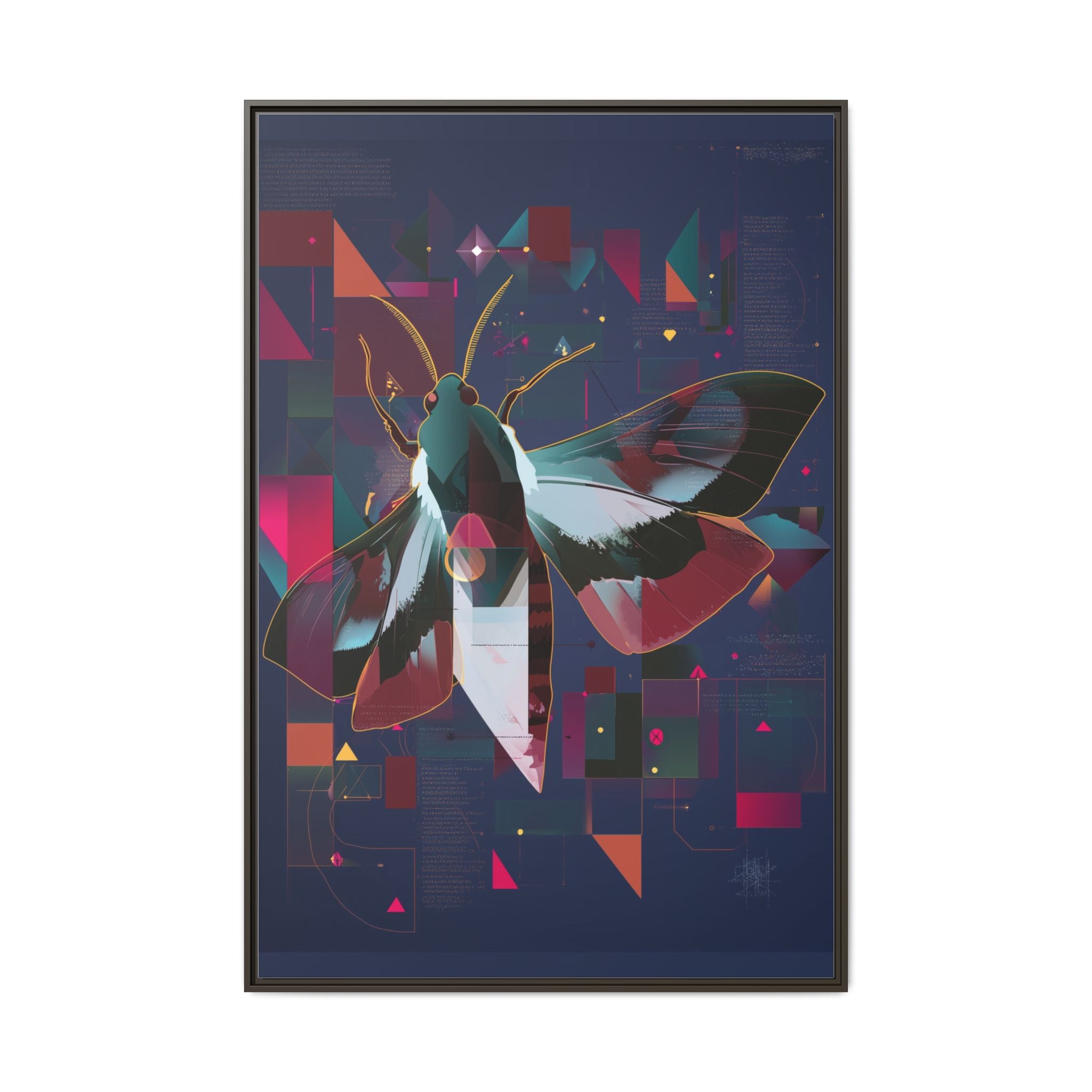 Digital Metamorphosis: Geometric Butterfly, Technological Nature   |    Custom Orders Available